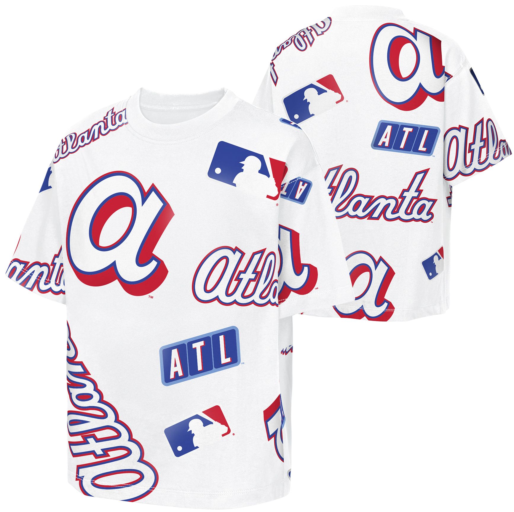 MLB Team Apparel Youth Atlanta Braves 2026 City Connect Cotton Circus Catch T-Shirt
