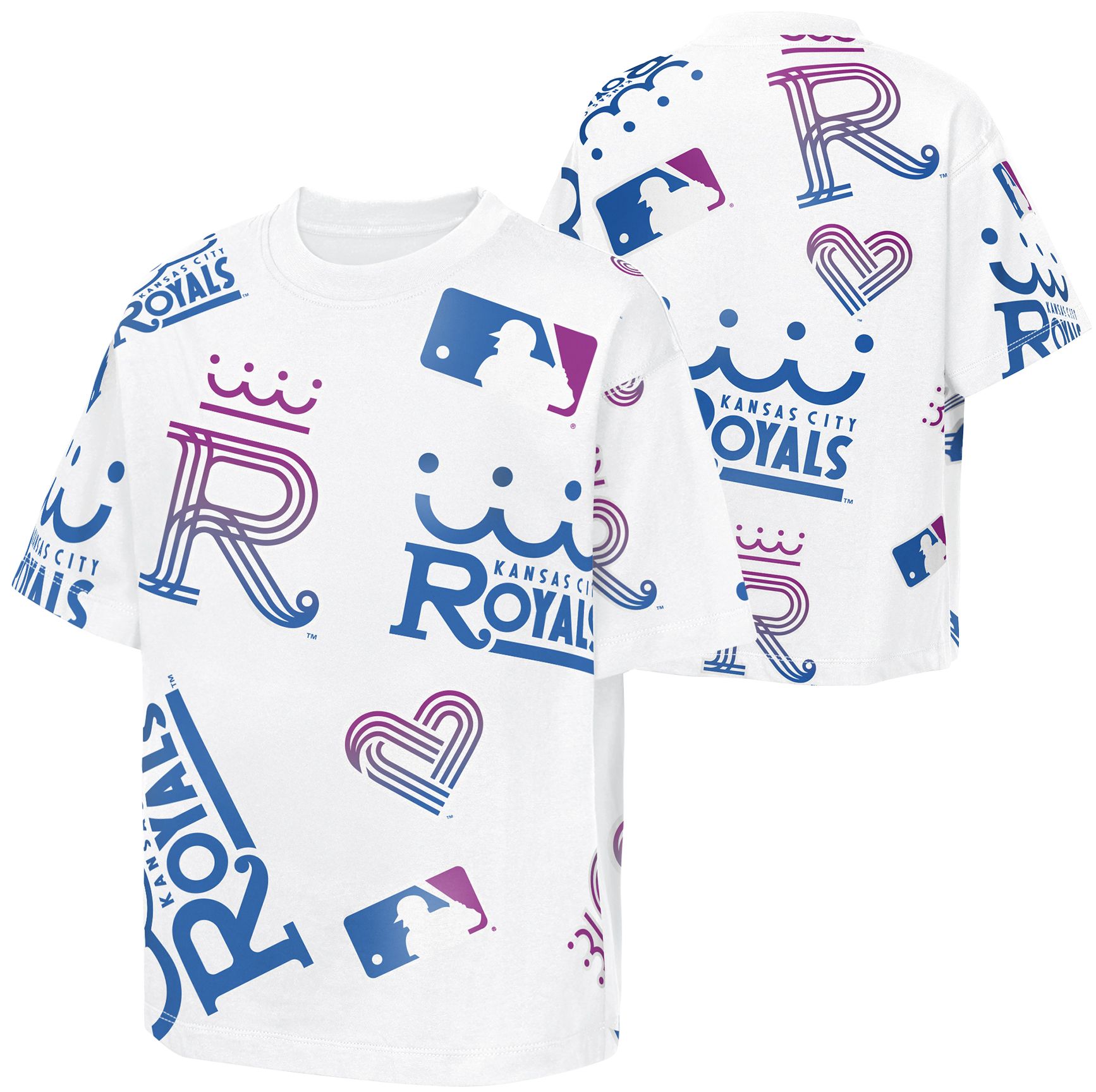 MLB Team Apparel Youth Kansas City Royals 2026 City Connect Cotton Circus Catch T-Shirt