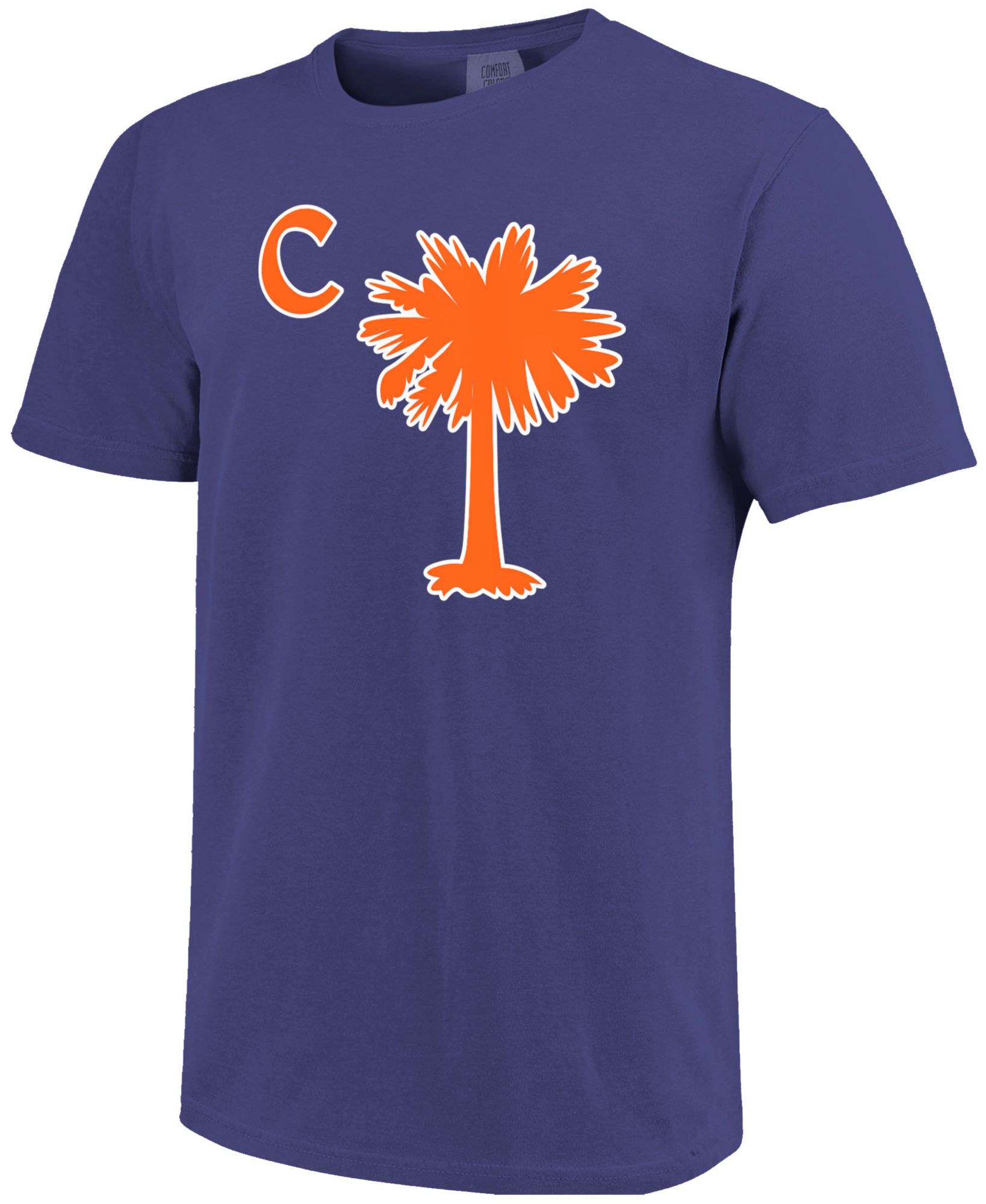 Image One Men's Clemson Tigers Palmetto Lockup T-Shirt