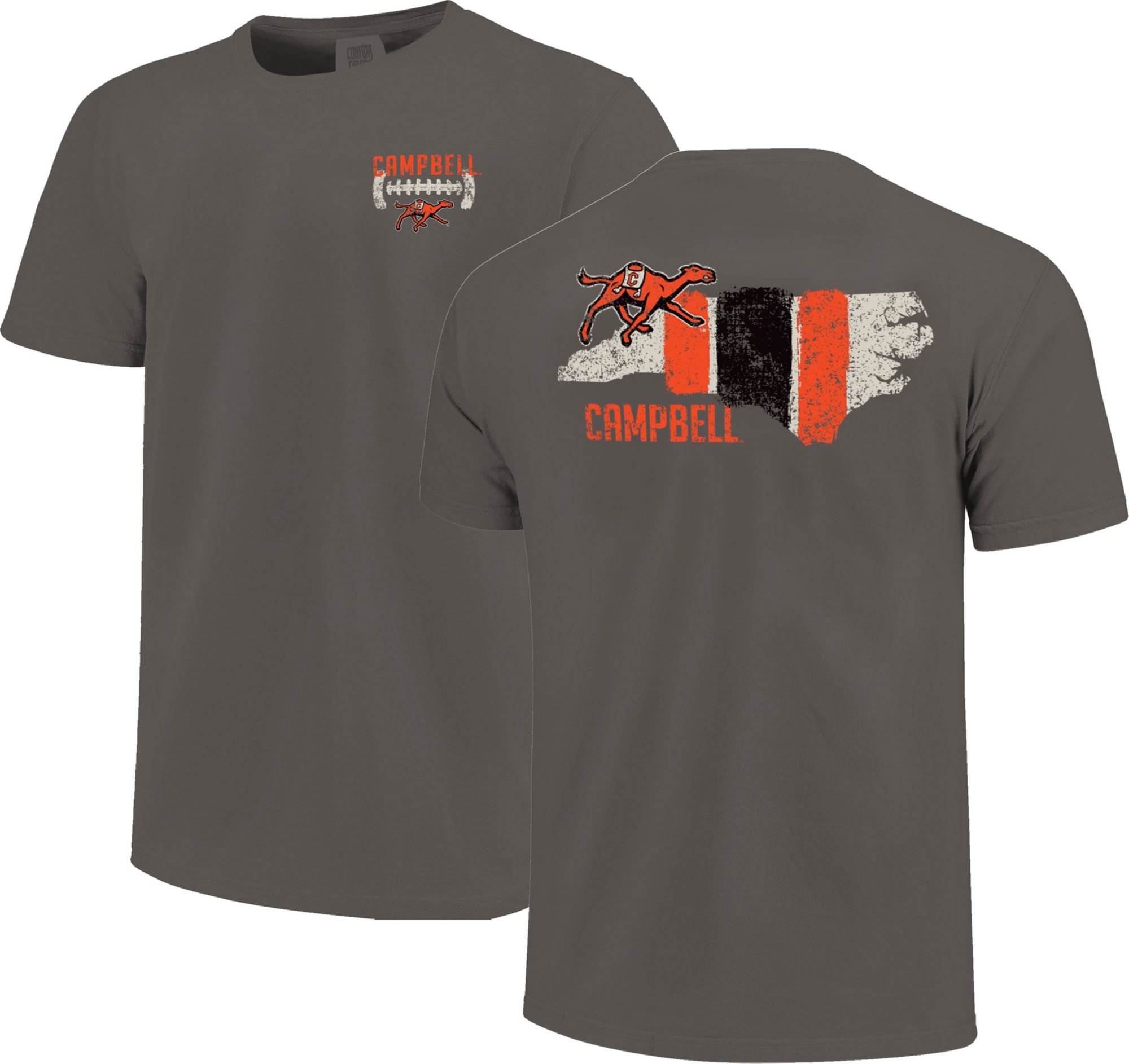 Image One Men's Campell Fighting Camels Grey Football T-Shirt
