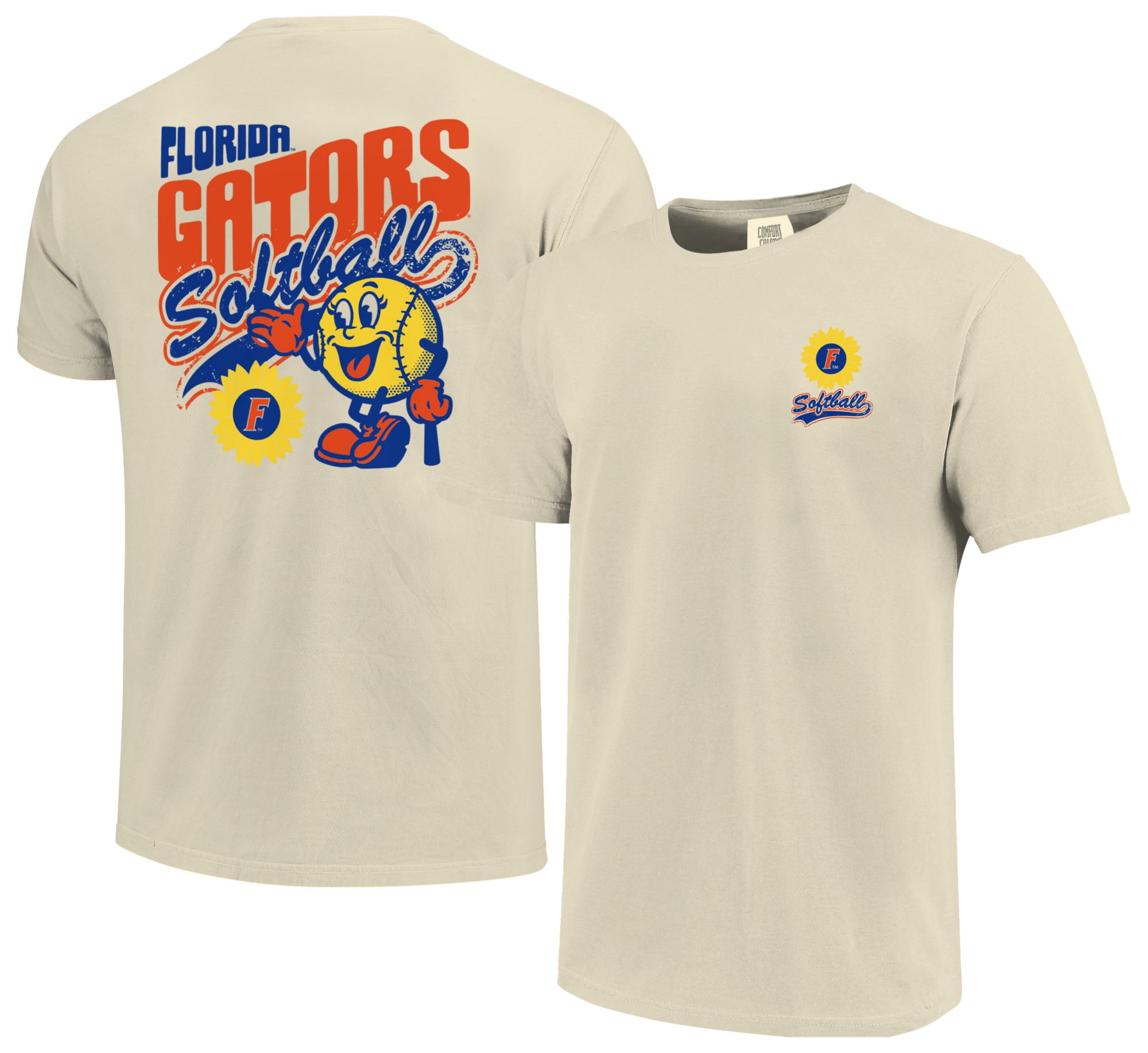 Image One Men's Florida Gators Ivory Retro Vibe T-Shirt
