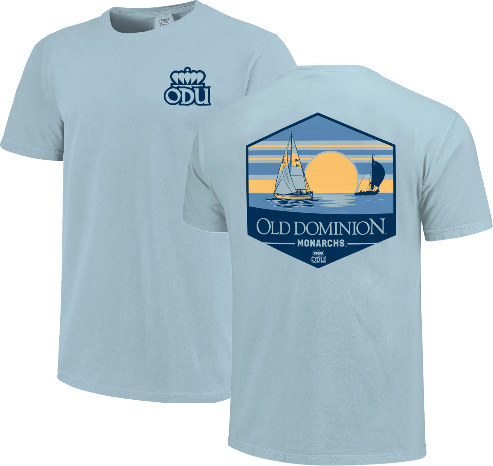 Image One Men's Old Dominion Monarchs Blue Sailboat T-Shirt