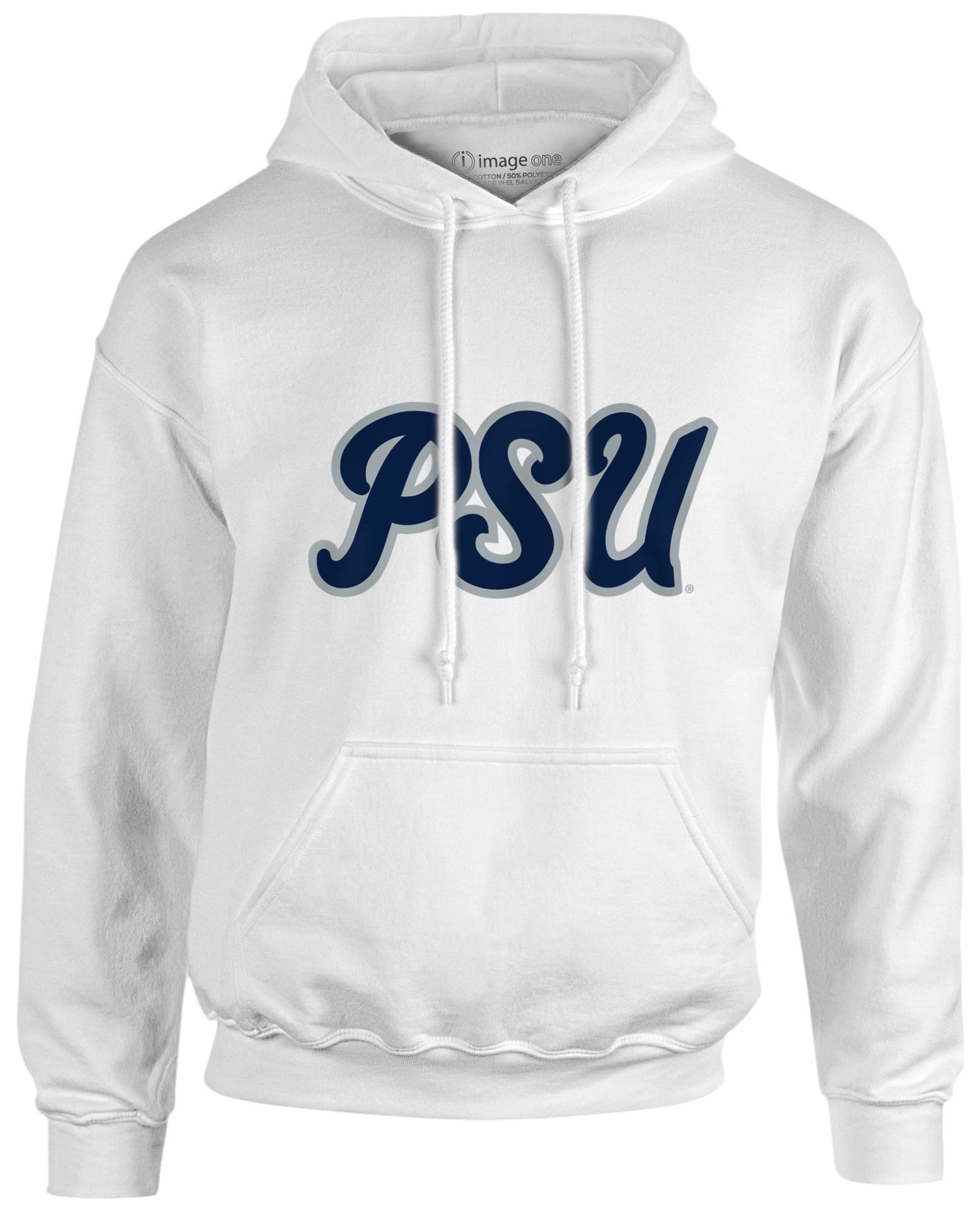Image One Men's Penn State Nittany Lions White Script Initial Hoodie
