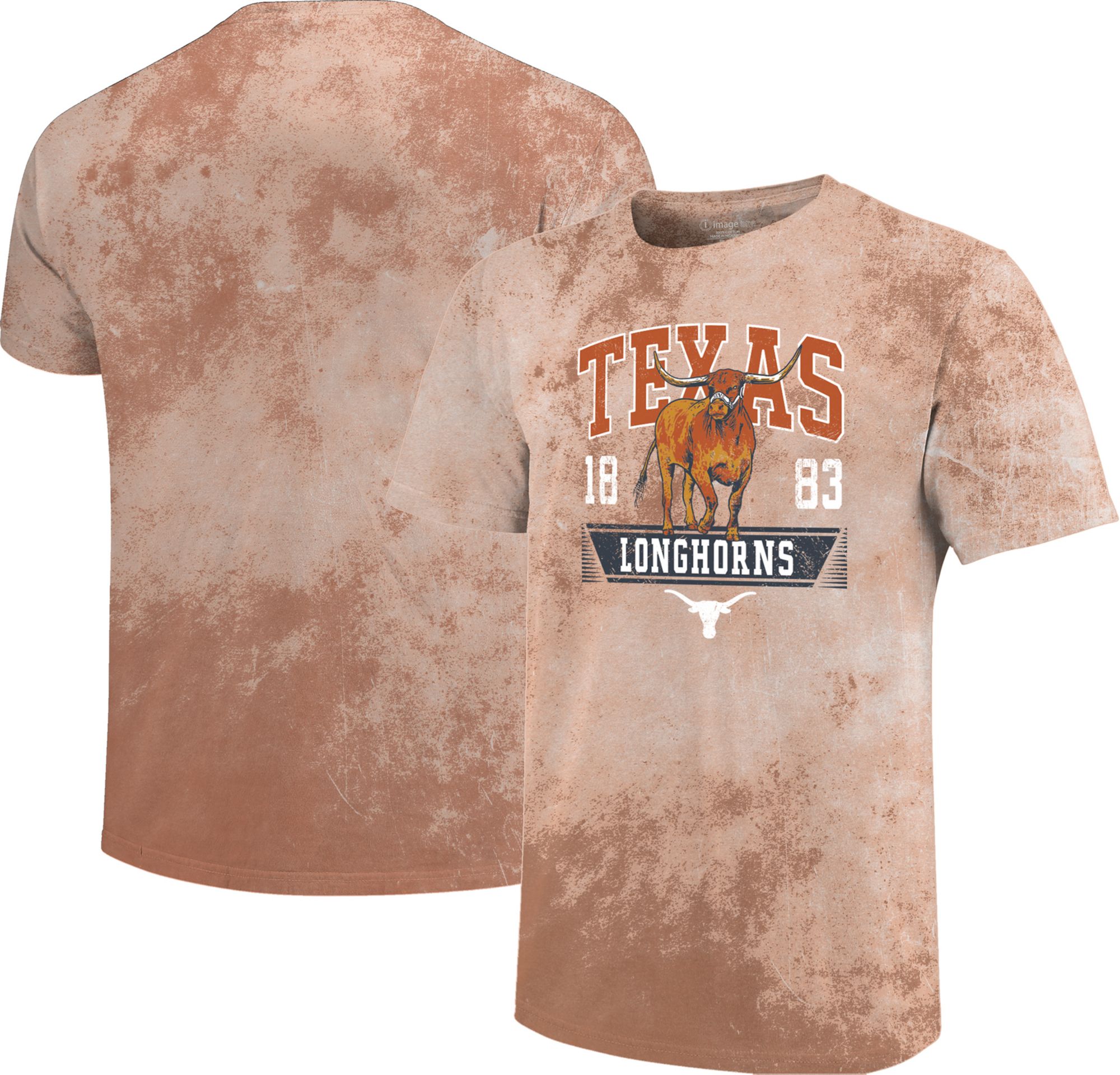 Image One Women's Texas Longhorns Orange Color Blast T-Shirt