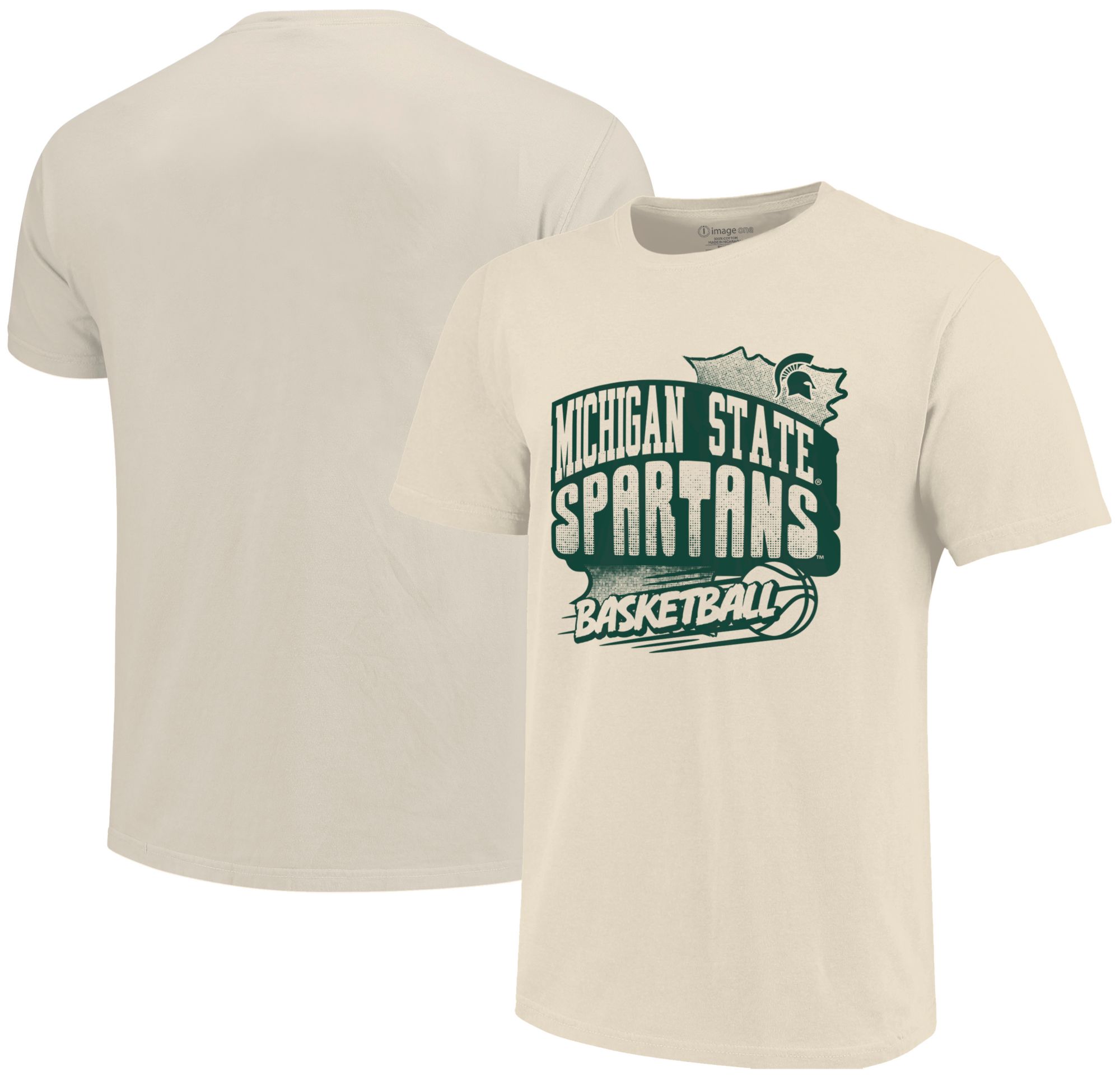 Image One Youth Michigan State Spartans Natural Action Comics Basket T-Shirt