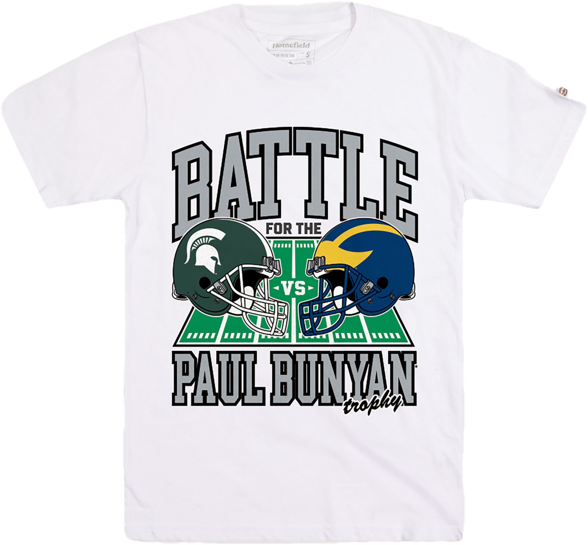 Homefield Men's Paul Bunyan Rivalry White Short Sleeve T-Shirt