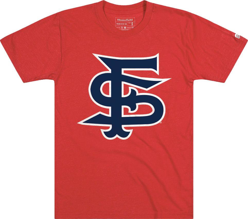 Homefield Men's Fresno State Bulldogs Red Logo T-Shirt