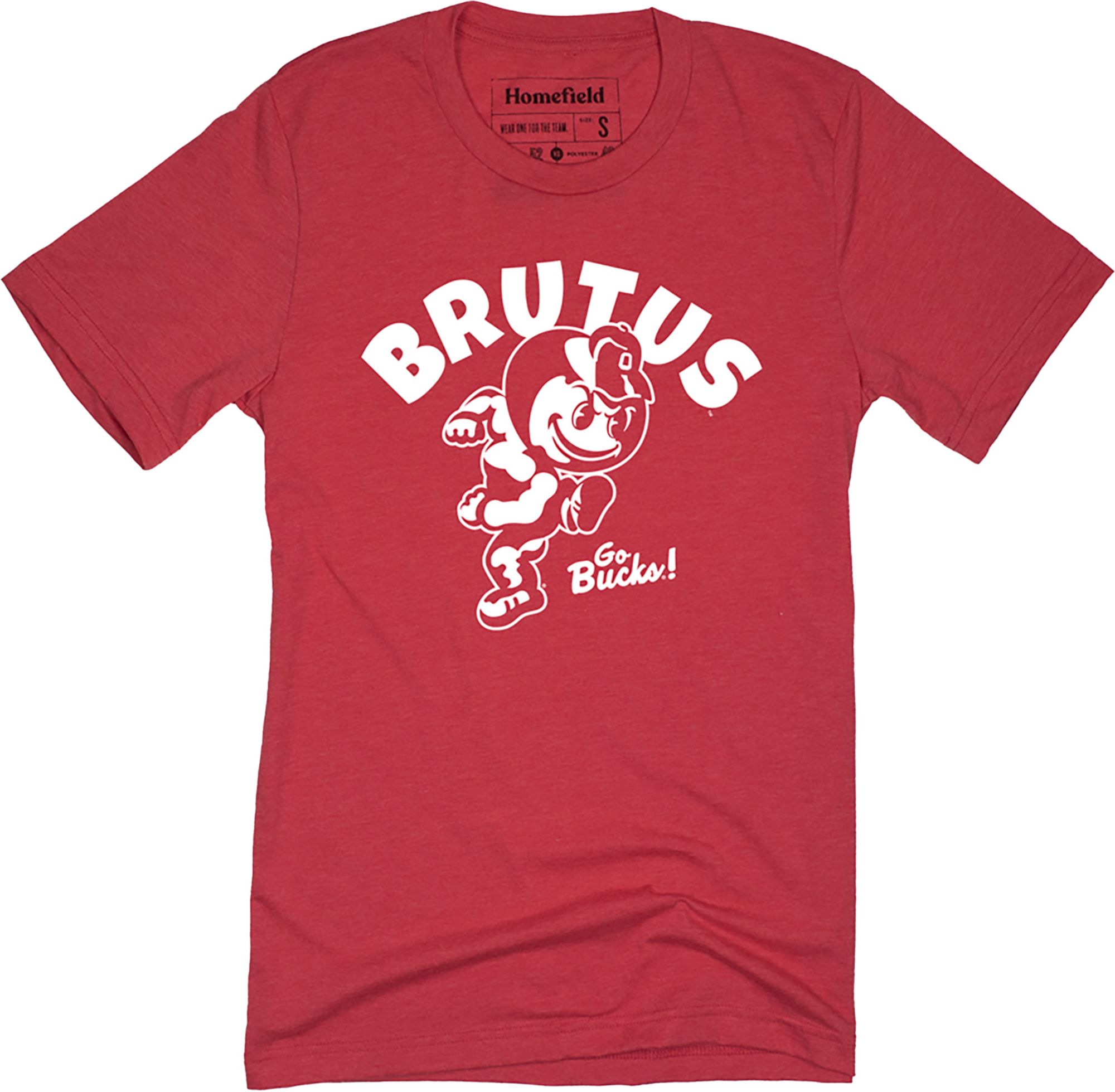 Homefield Men's Ohio State Buckeyes Red Brutus T-Shirt