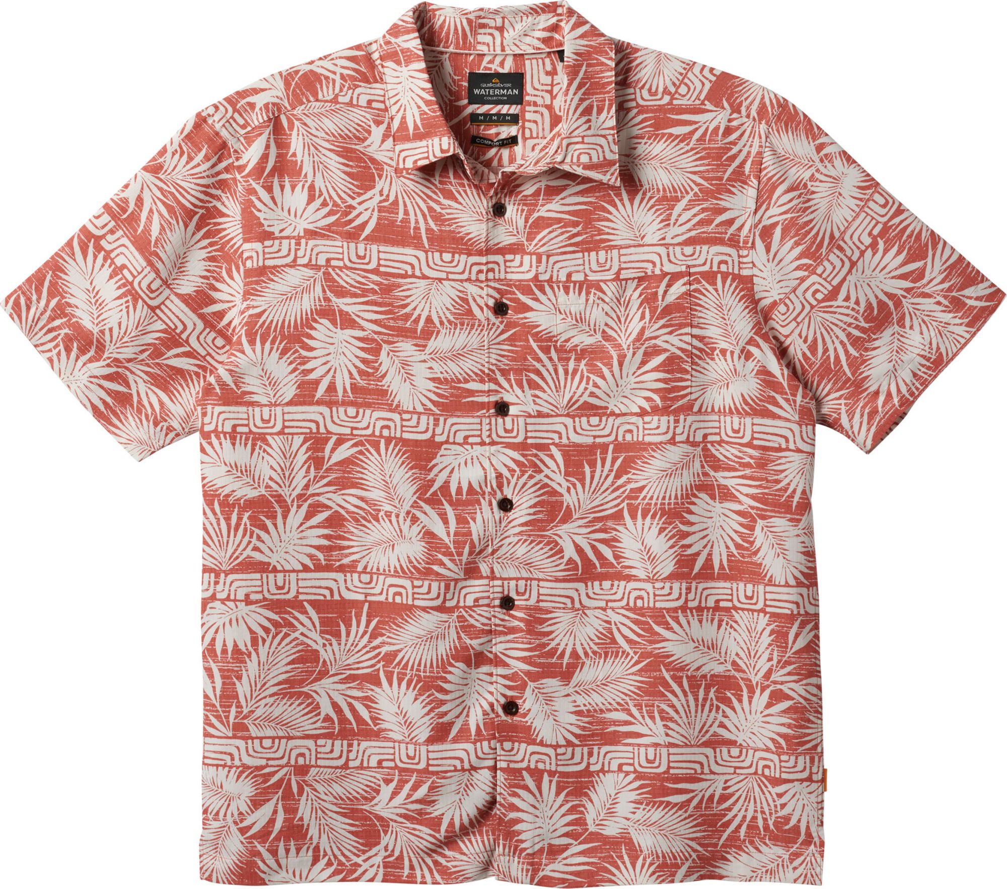 Quiksilver Men's Waterman Fern Garden Woven Button-Up Shirt