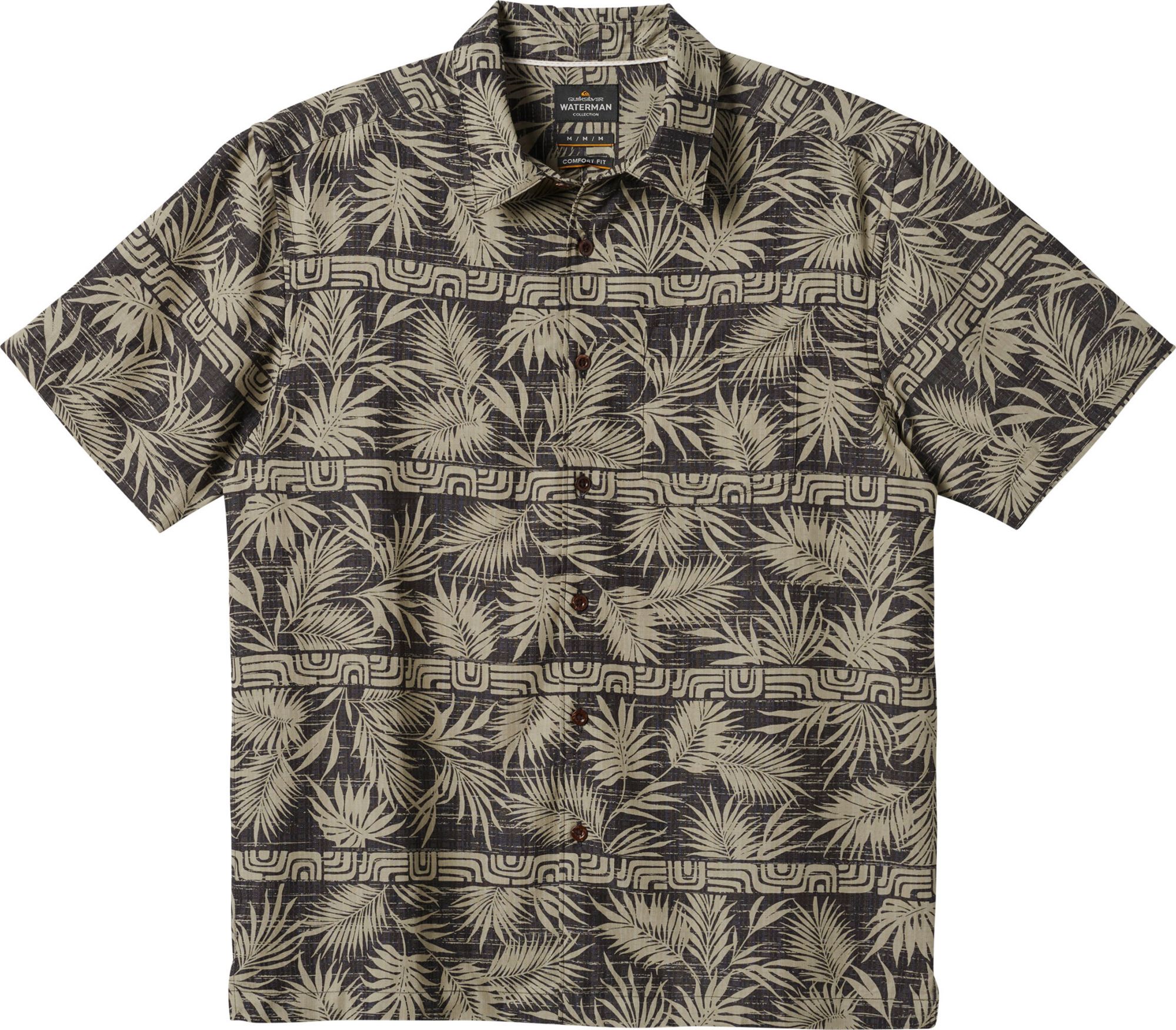 Quiksilver Men's Waterman Fern Garden Woven Button-Up Shirt