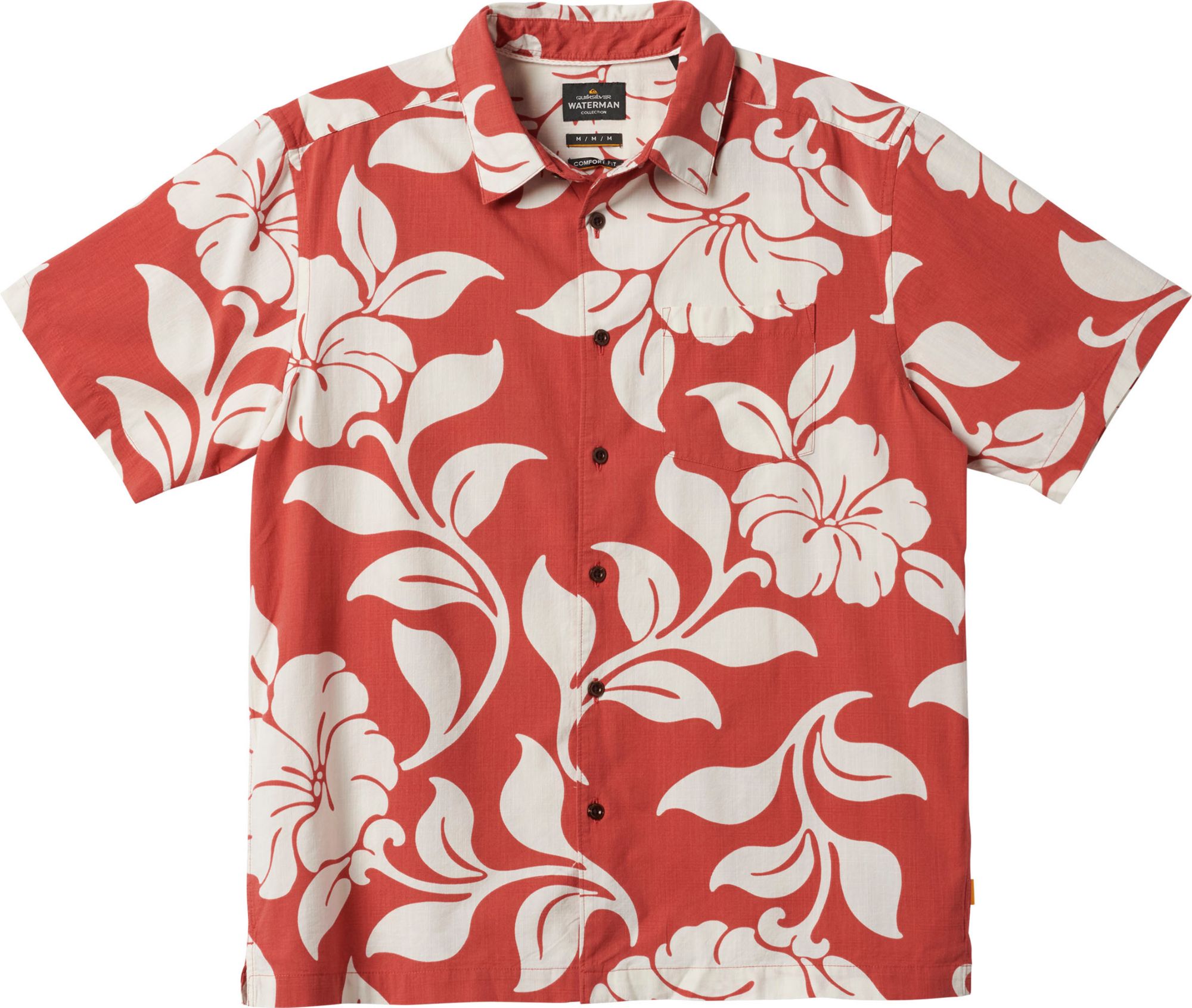 Quiksilver Men's Waterman All Time Pareo Woven Shirt