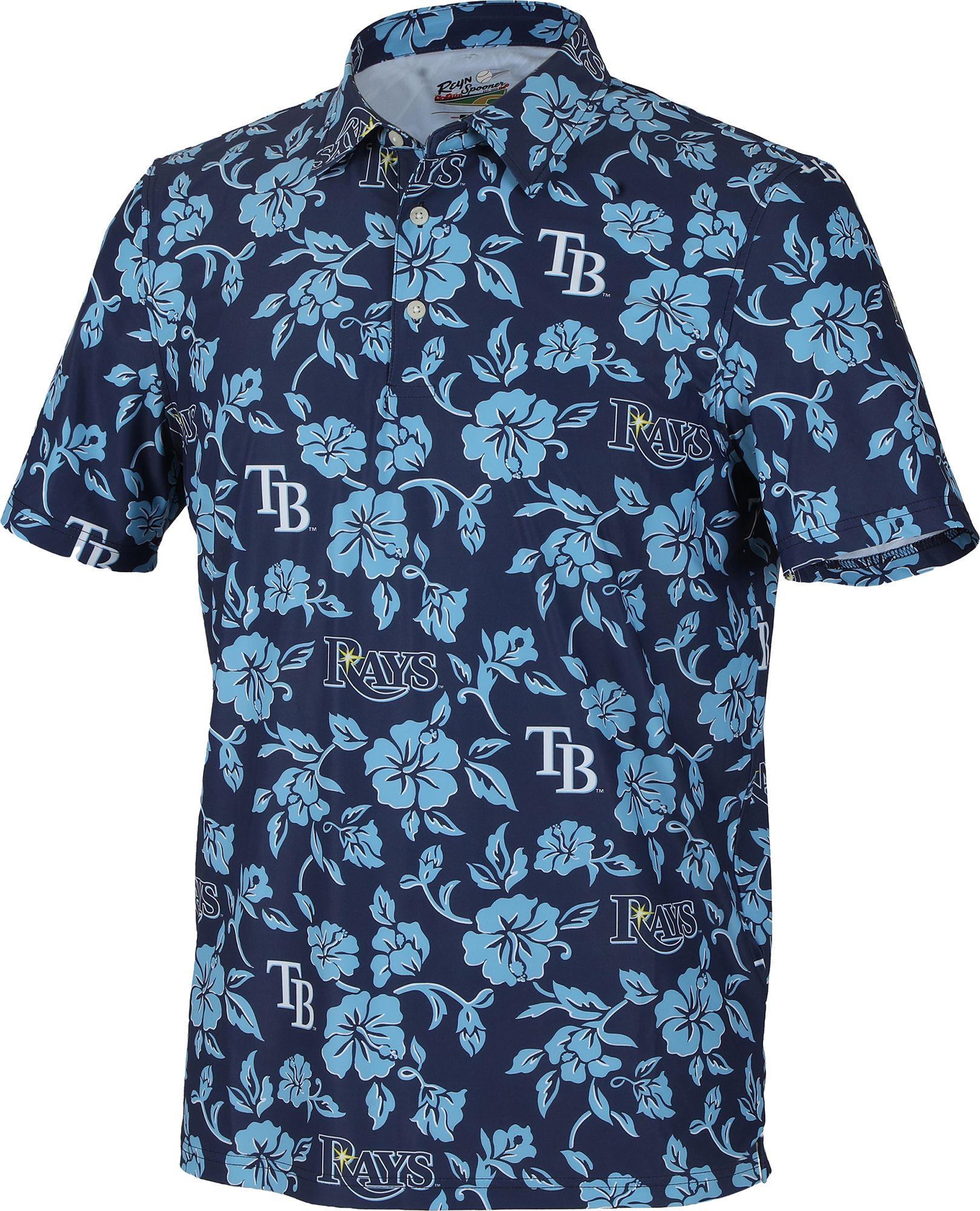 Reyn Spooner Men's Tampa Bay Rays Dark Blue Pua Polo