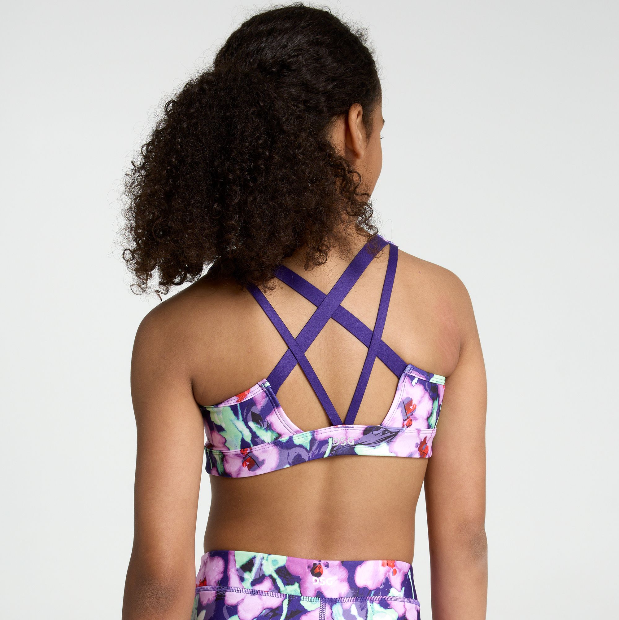 DSG Girls' Strappy Compression Bra
