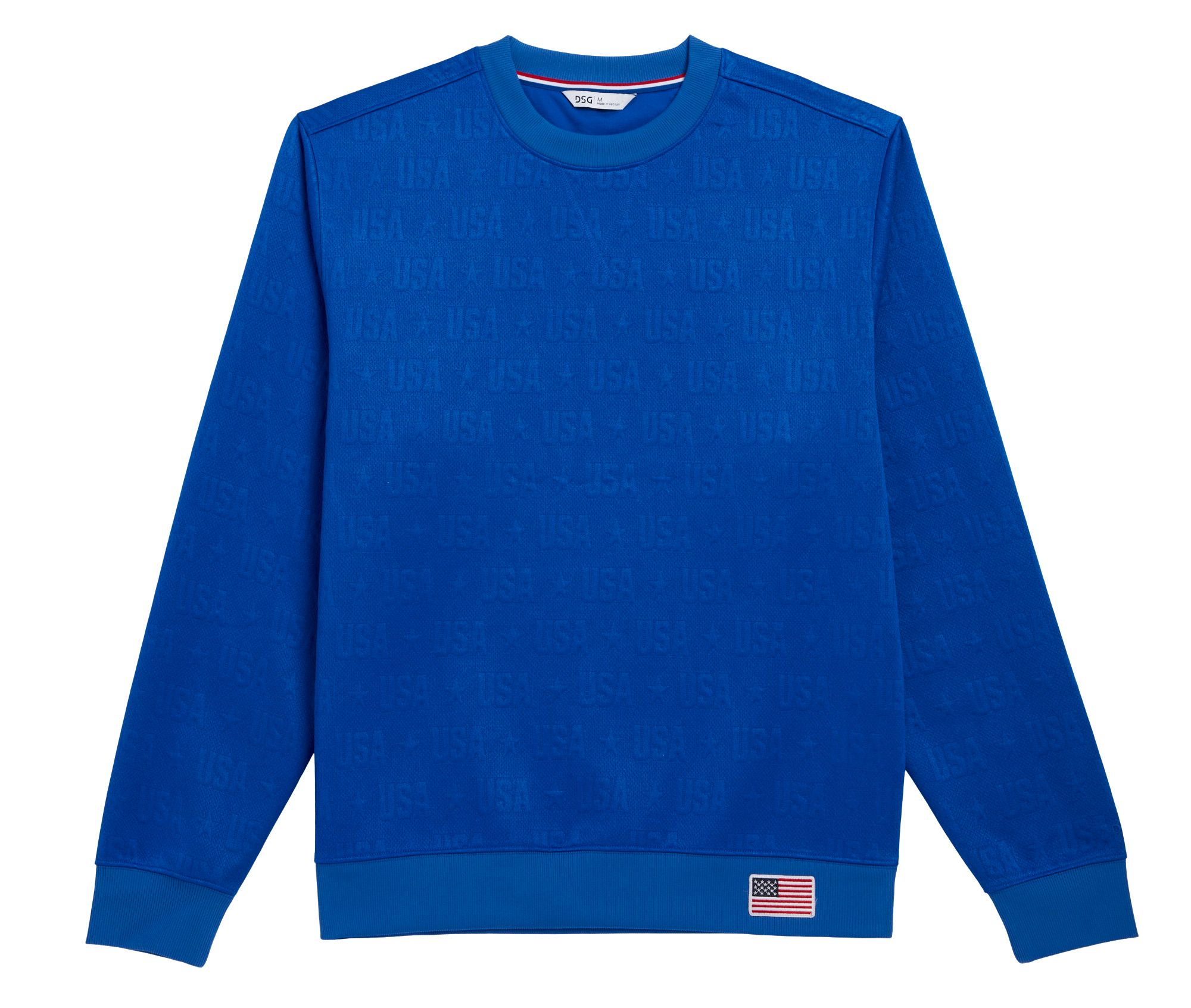 DSG Men's USA Fleece Crew Sweatshirt