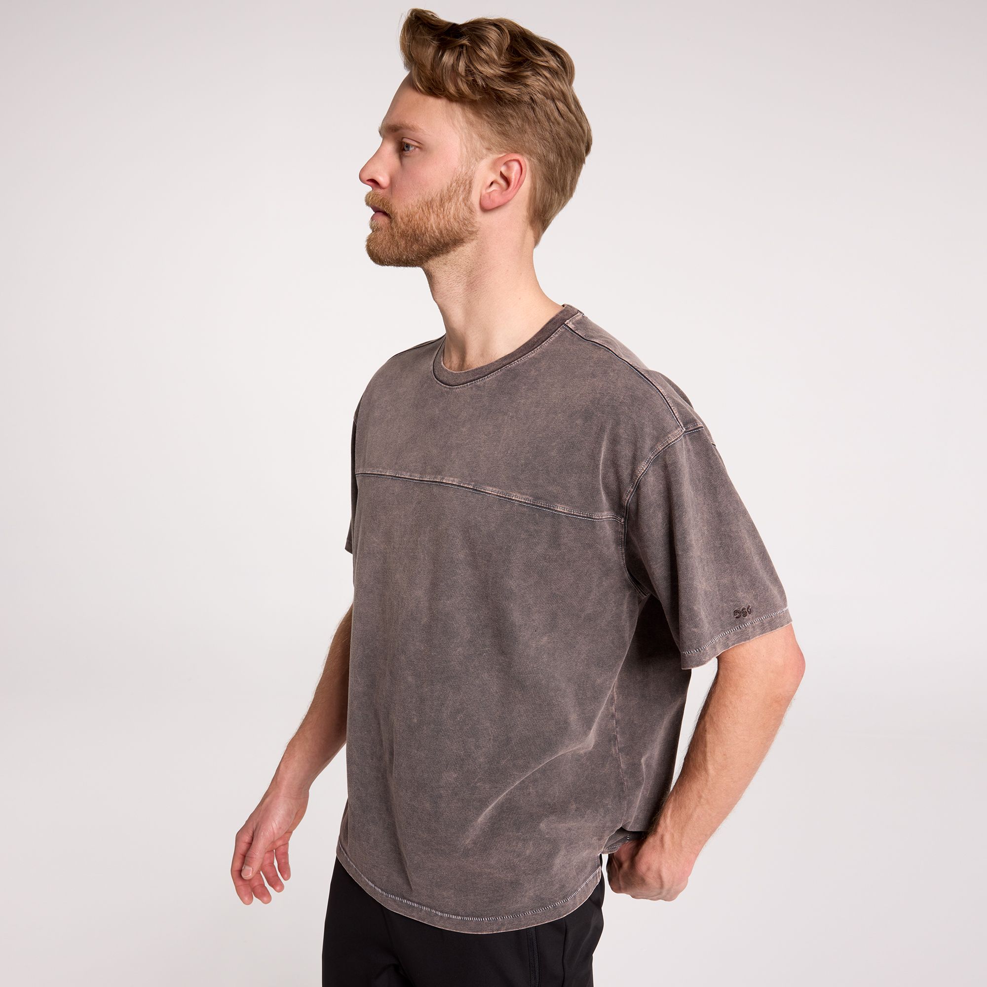 DSG Men's Stacked Hem Performance Cotton Tee