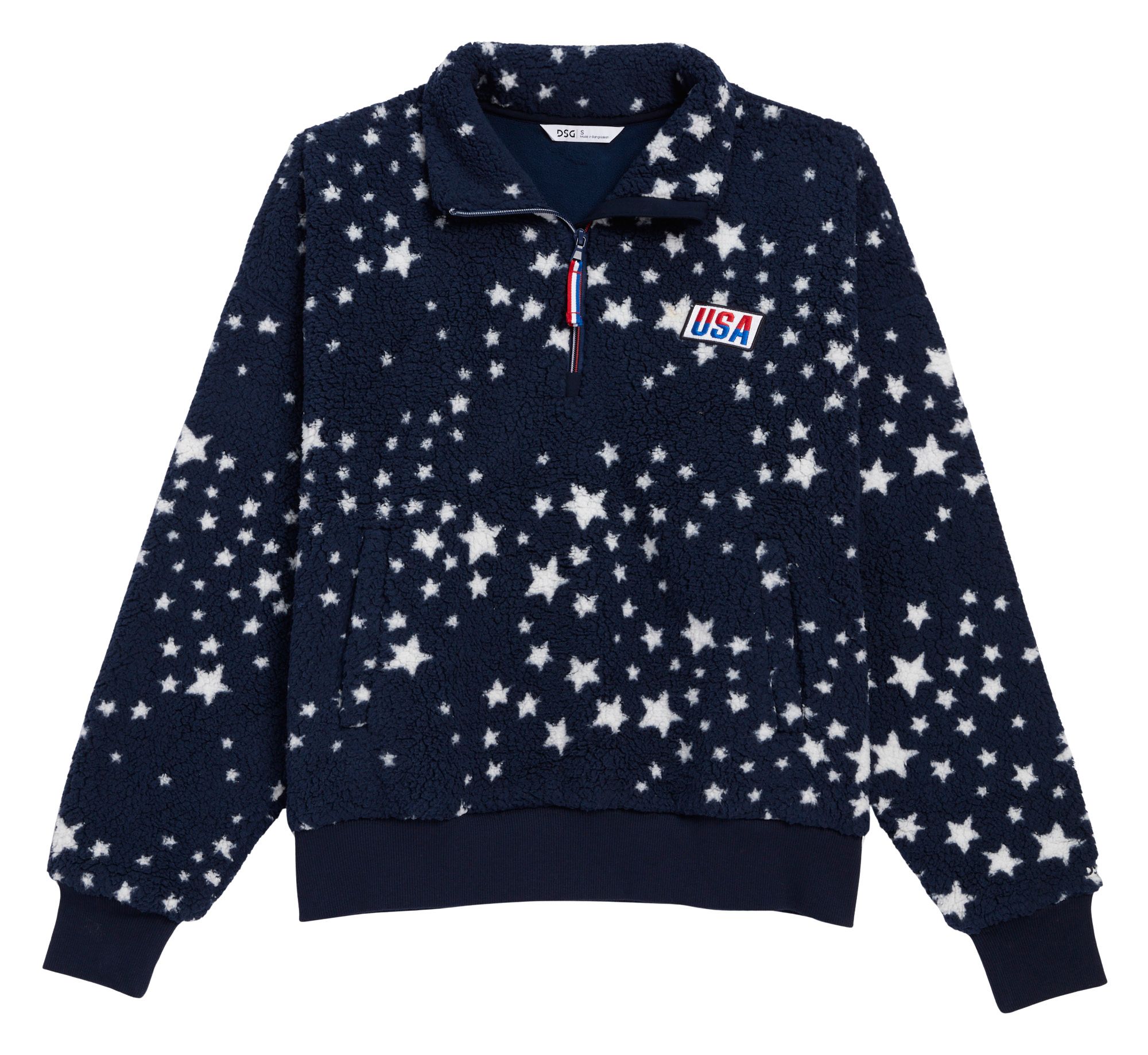 DSG Women's USA Sherpa 1/2 Zip Jacket