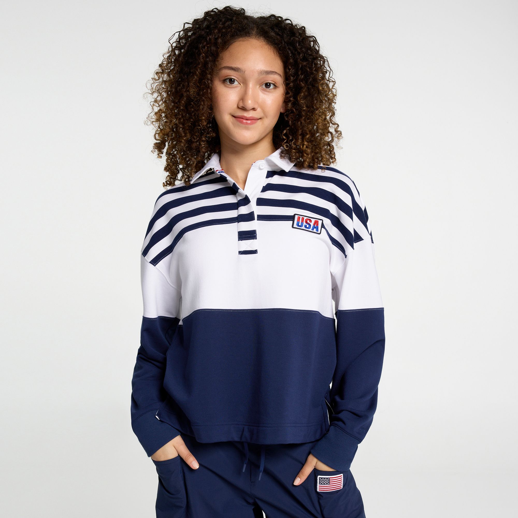 Navy/White