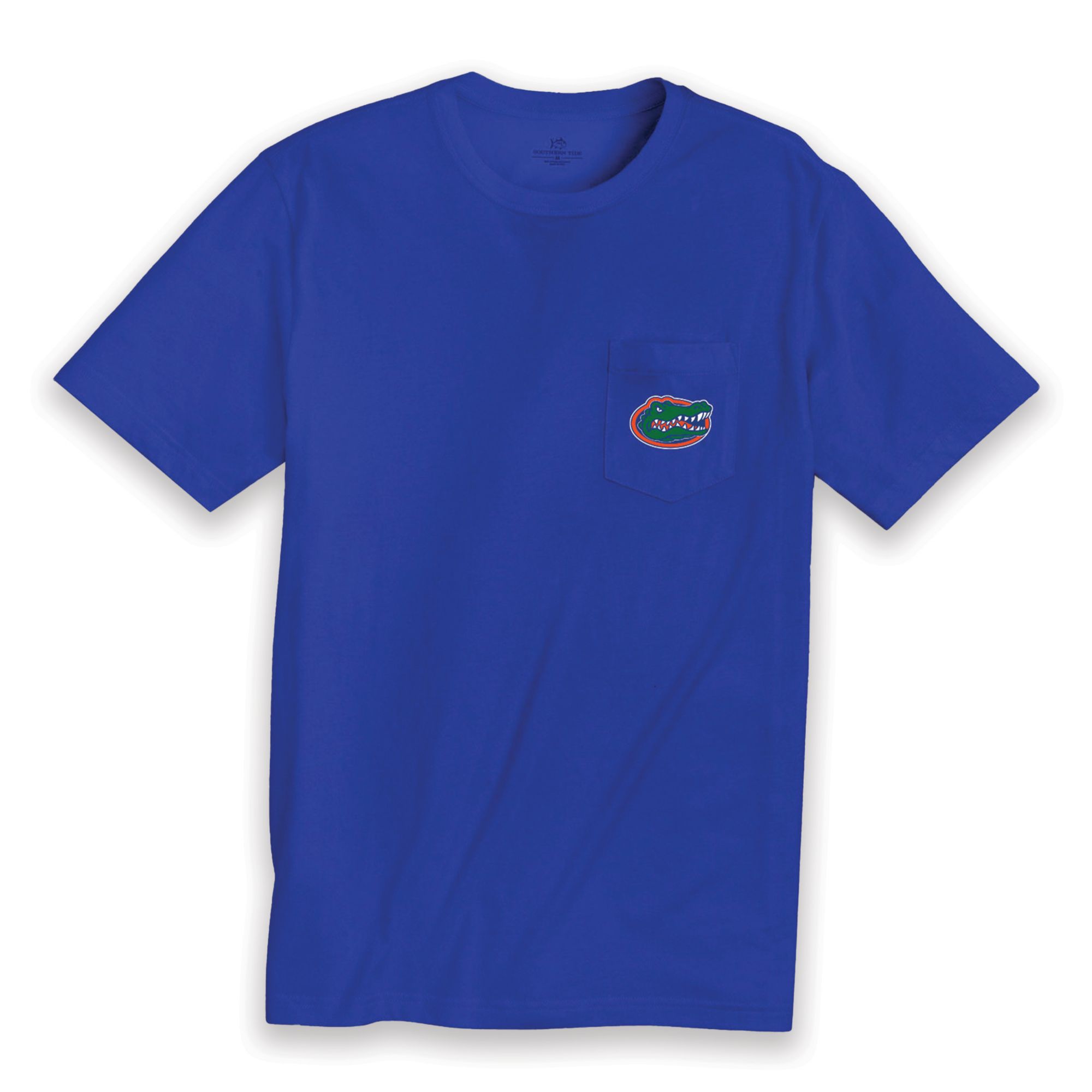 Southern Tide Men's Florida Gators Blue Logo Pocket T-Shirt