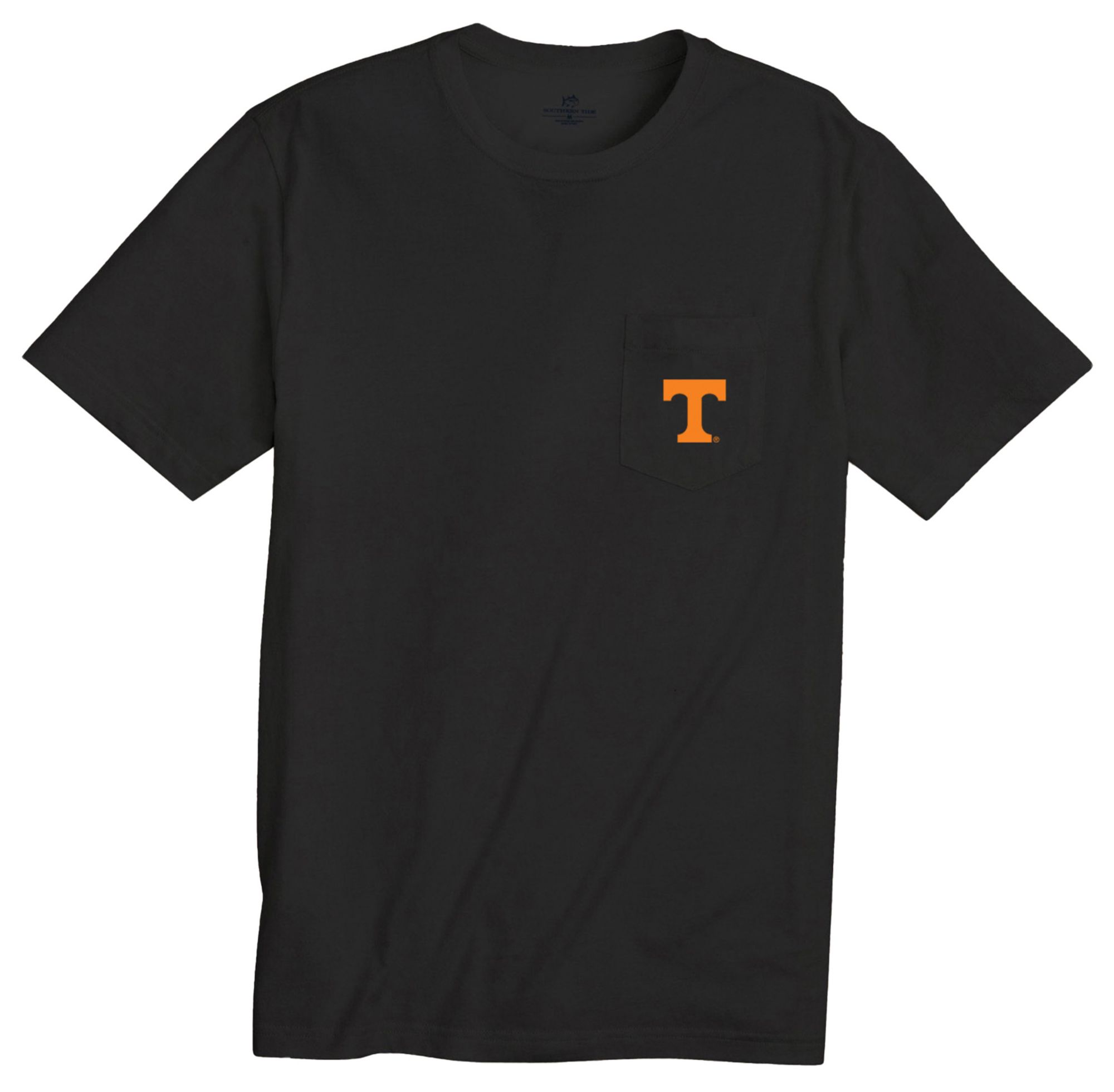 Southern Tide Men's Tennessee Volunteers Black Logo Pocket T-Shirt