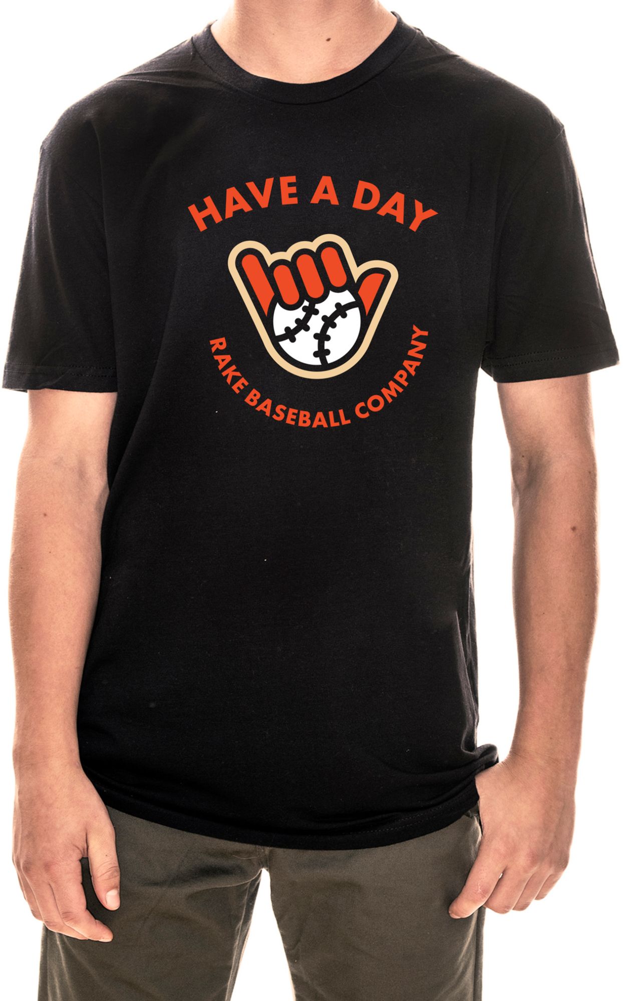 Rake Baseball Adult Have A Day Tee