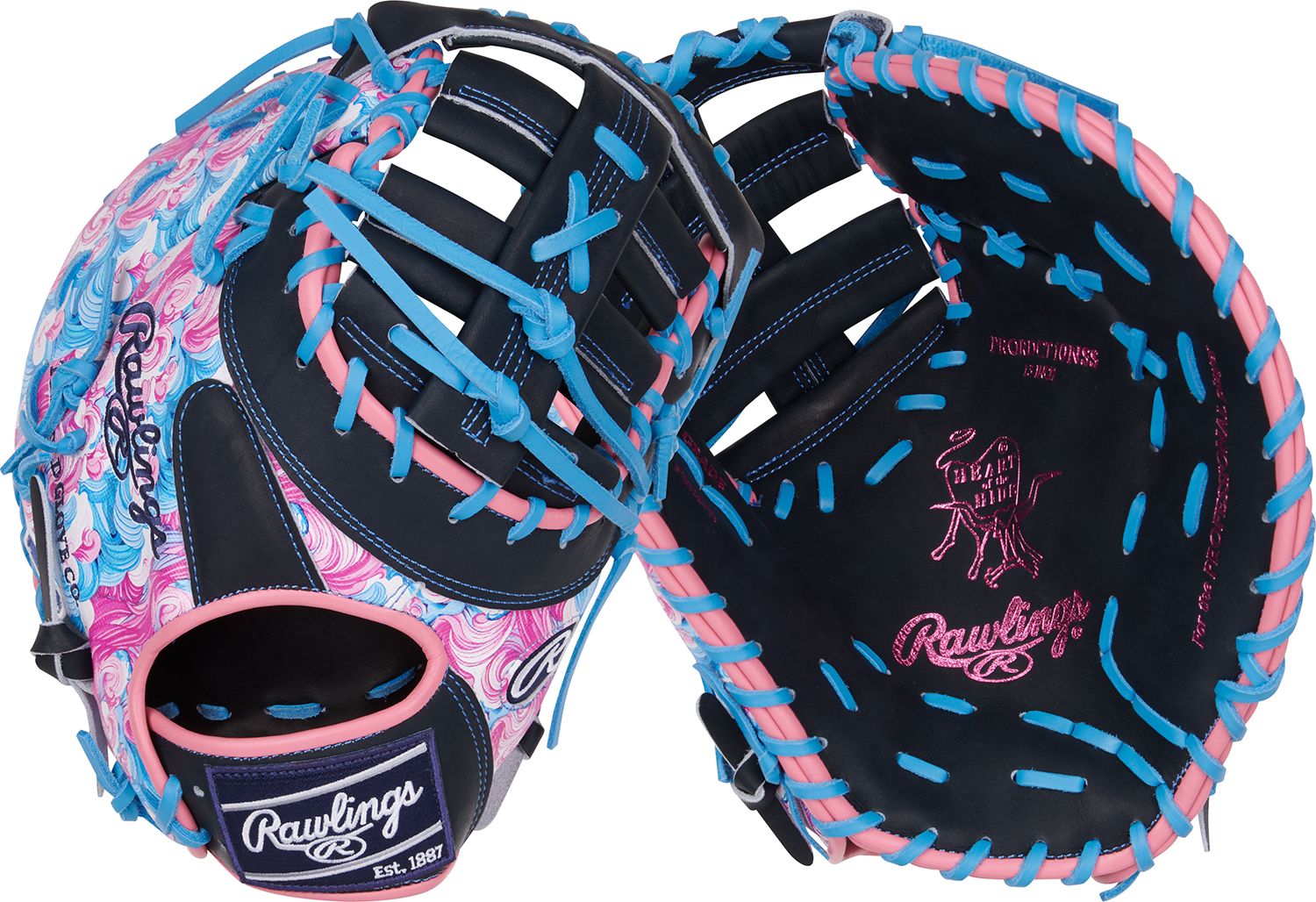 Rawlings 13" Heart of the Hide ColorSync Series Fist Base Mitt