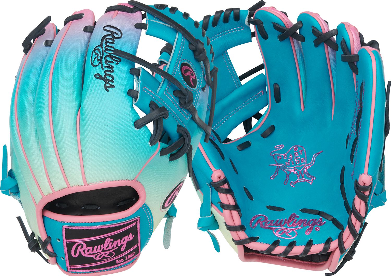 Teal/Pink