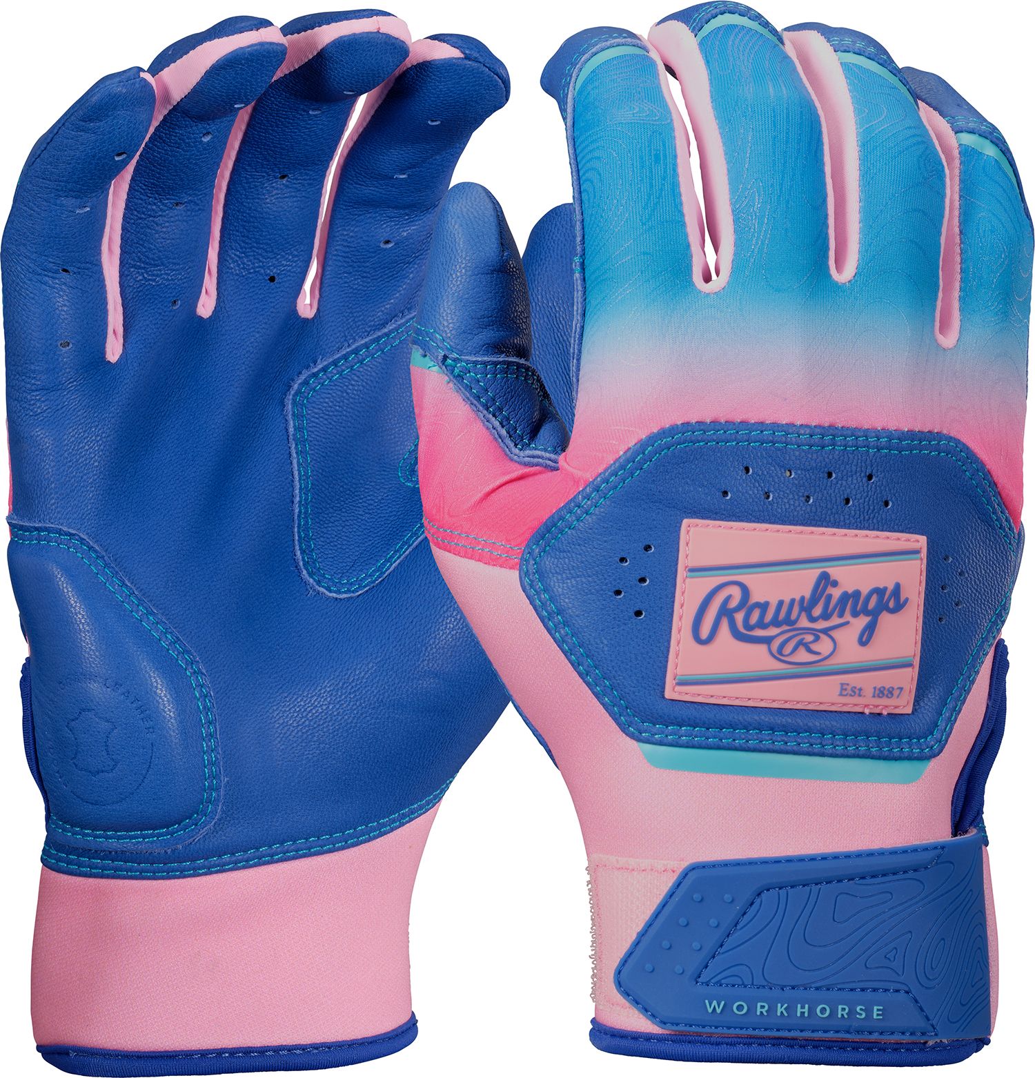 Rawlings Youth Workhorse Funburst Batting Gloves