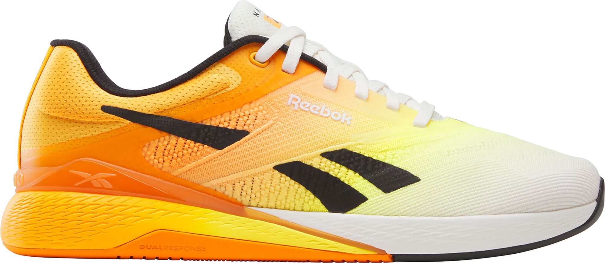 Reebok Men's Nano x5 Training Shoes Chalk/Black/Electric Amber thumbnail