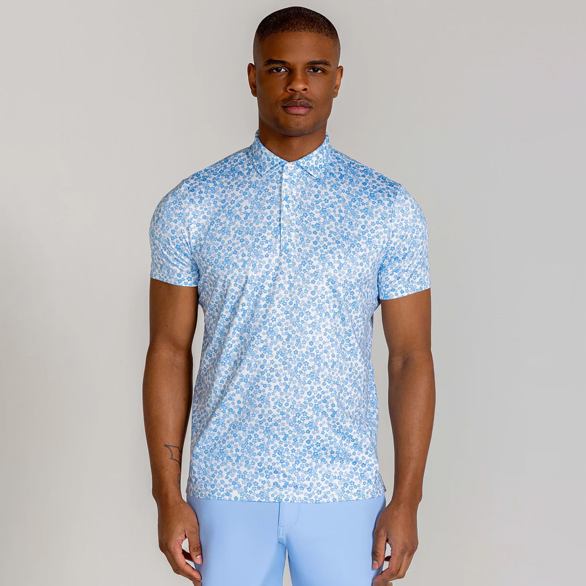 REDVANLY Men's Clos Golf Polo