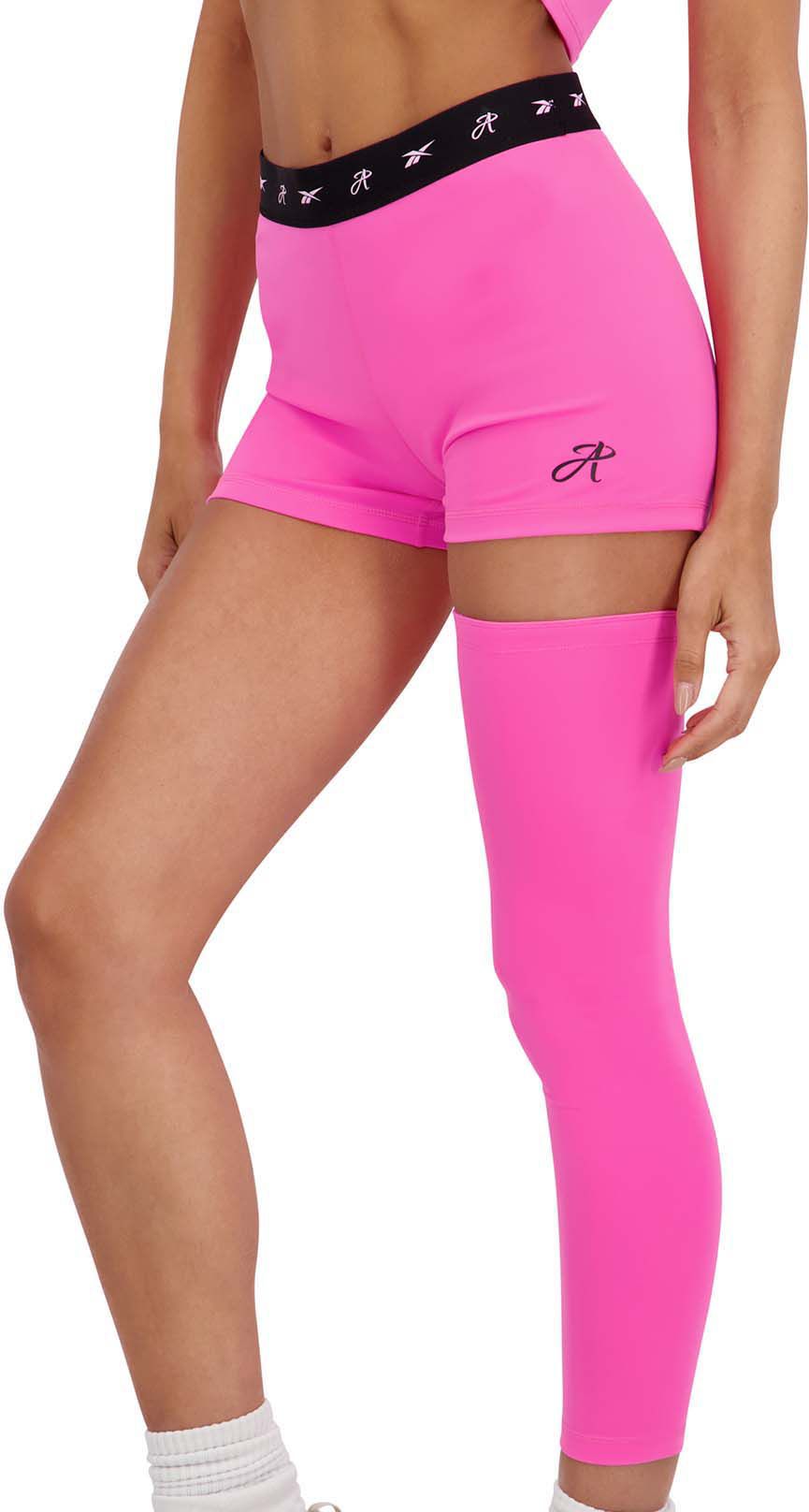 Reebok Women's Angel Reese Booty Shorts With Sleeve