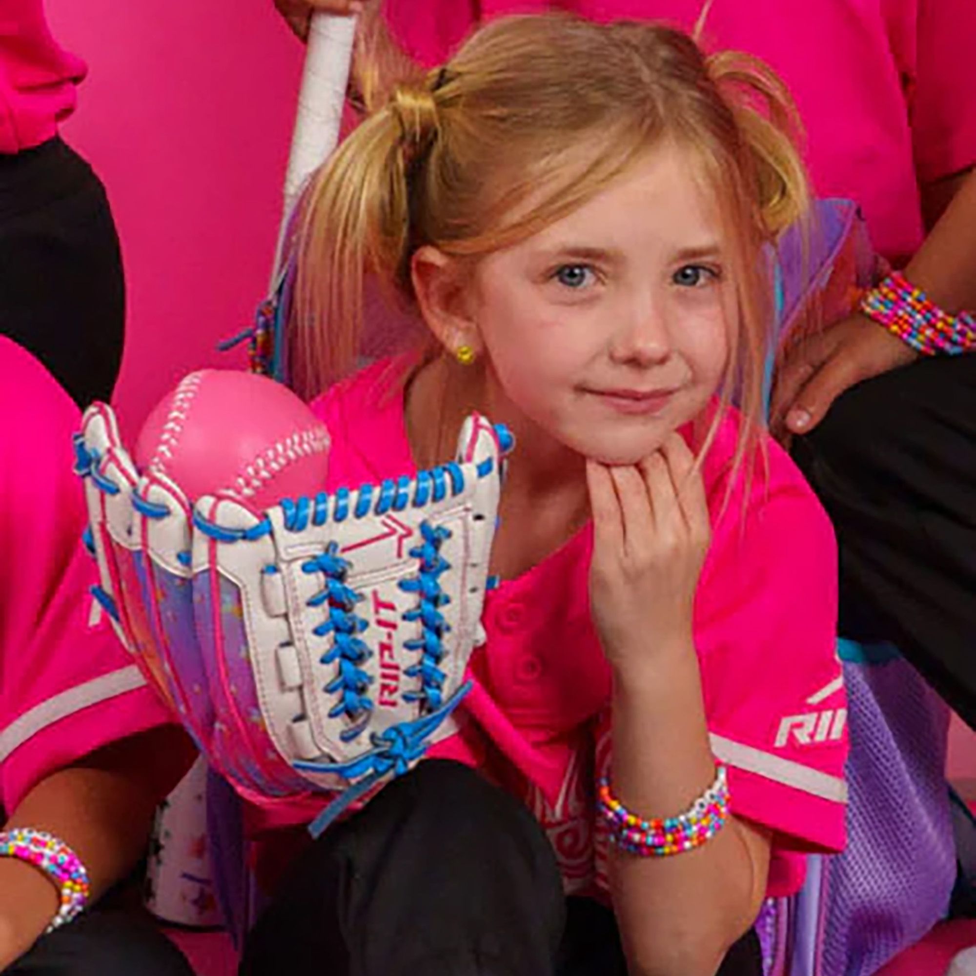 Rip It Sports Play Ball Starlight Girls' Softball Fielders Glove - 11"