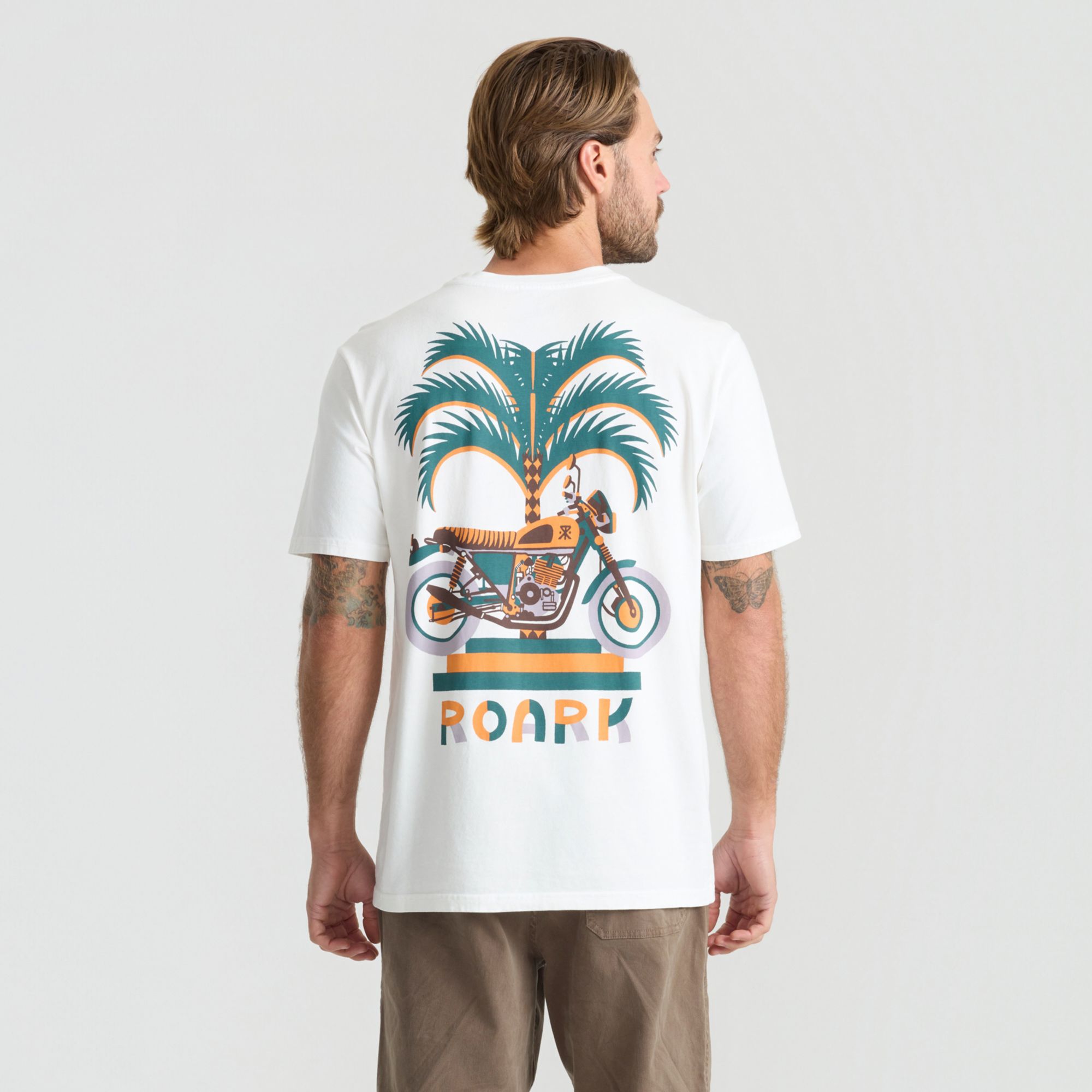 Roark Men's Moto Palm Short Sleeve T-Shirt