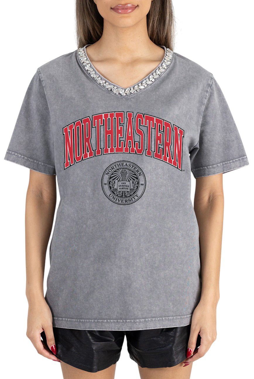 Gameday Couture Women's Utah Mammoth Grey Rhinestone T-Shirt