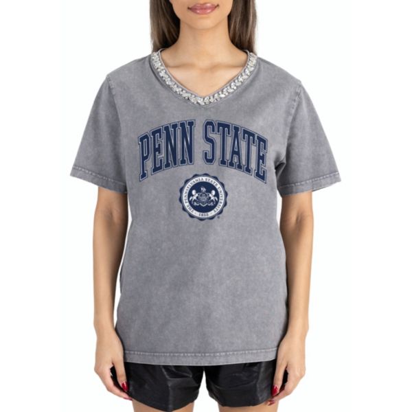 Gameday Couture Women's Penn State Nittany Lions Grey Icon Edge T-Shirt