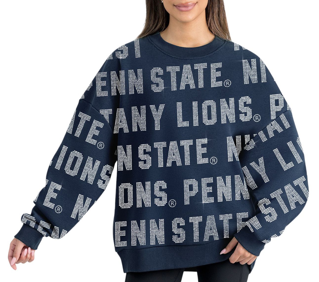 Gameday Couture Women's Penn State Nittany Lions Blue Hype Crew Pullover Sweatshirt