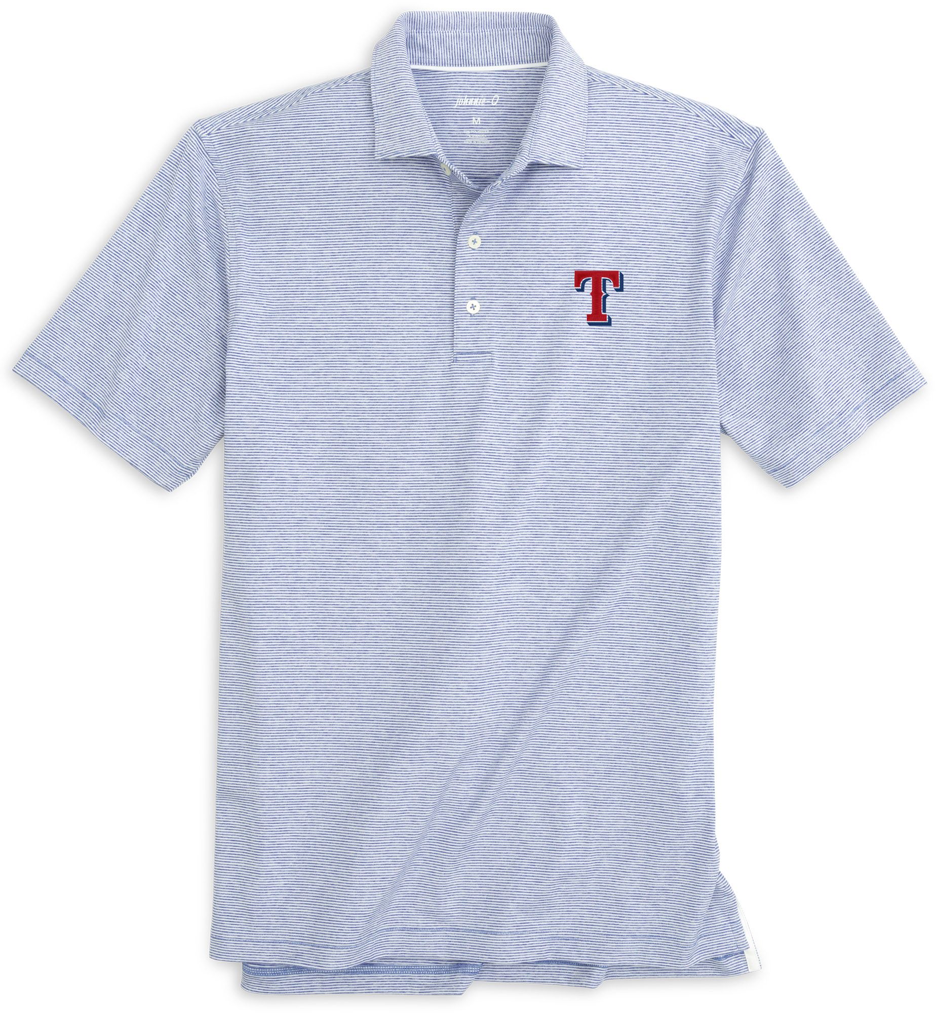 Johnnie-O Men's Texas Rangers Royal Lyndonn Performance Polo