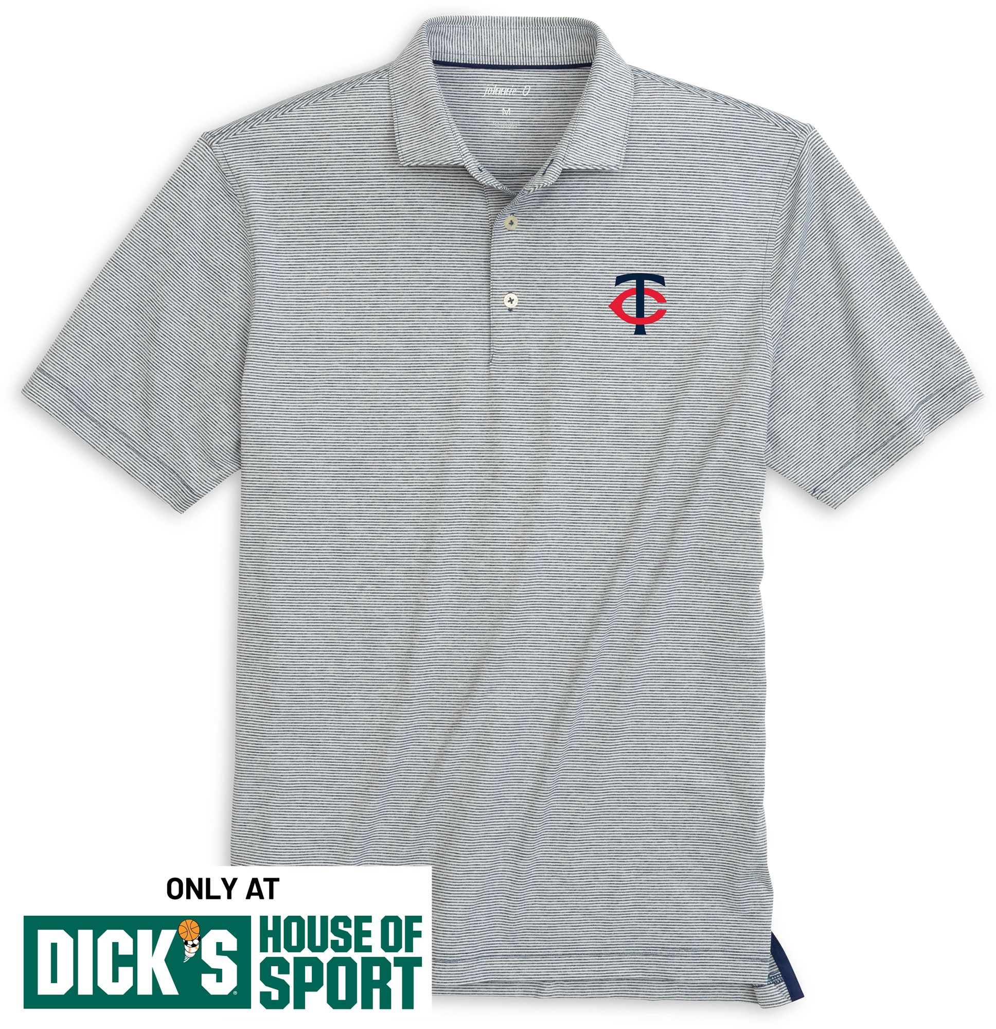 Johnnie-O Men's Minnesota Twins Navy Lyndonn Polo