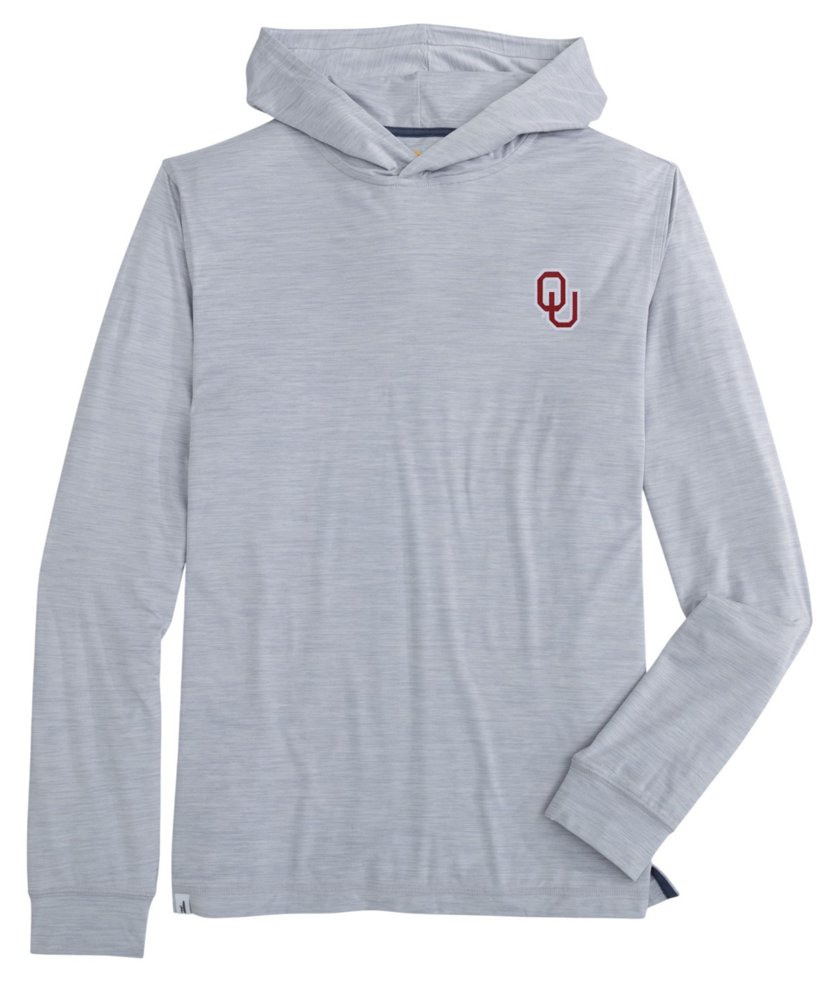 Johnnie-O Men's Oklahoma Sooners Light Gray Talon Performance Hoodie