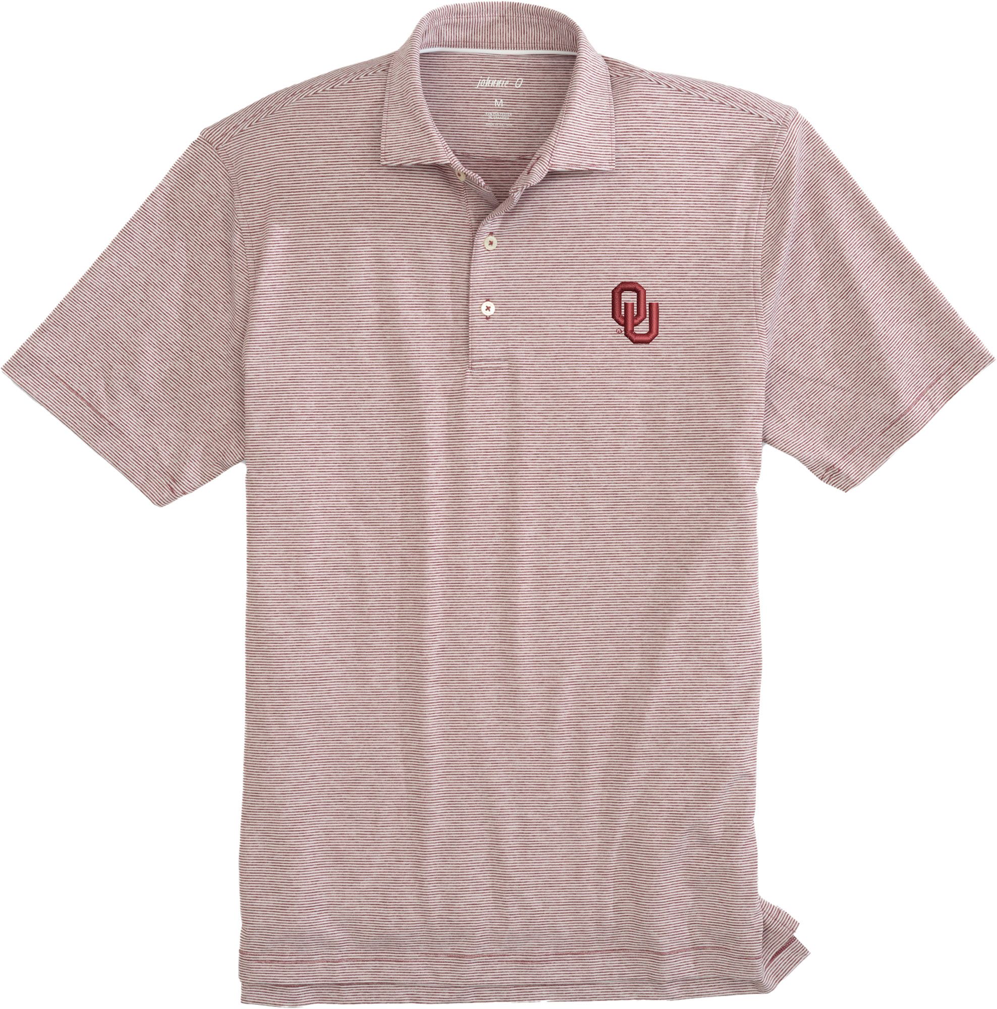 Johnnie-O Men's Oklahoma Sooners Maroon Lyndon Polo