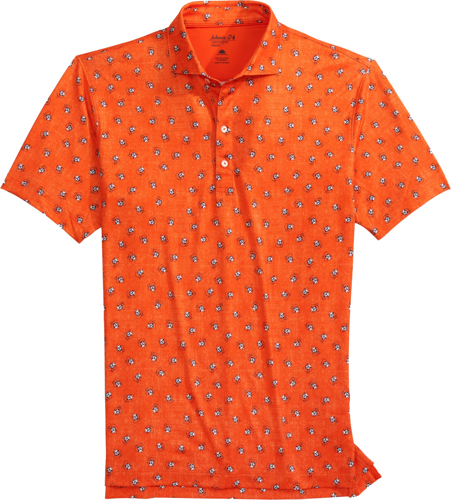 Johnnie-O Men's Oklahoma State Cowboys Orange Stadium Exeter Performance Polo