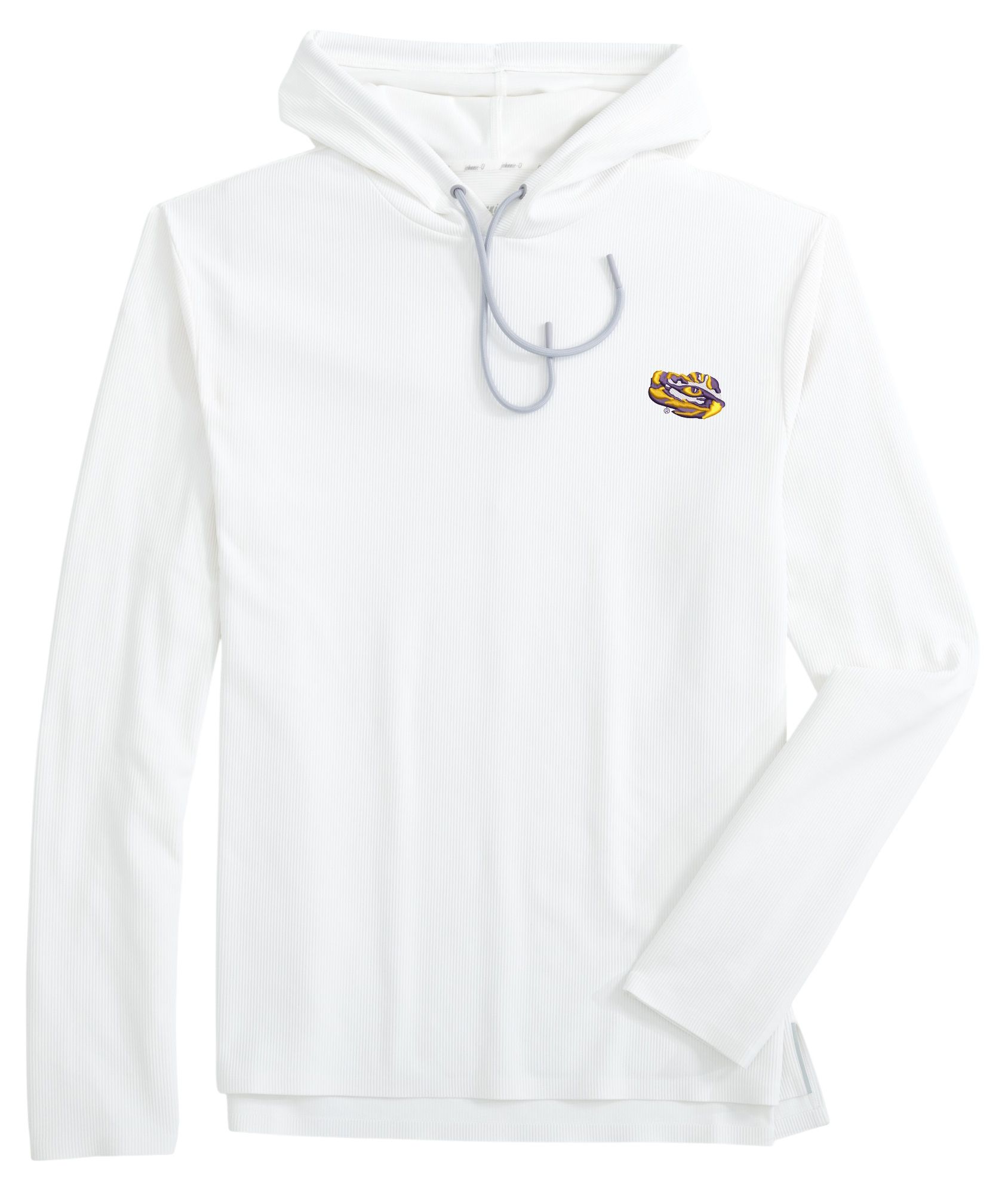 Johnnie-O Men's LSU Tigers White Hoppin Performance Hoodie