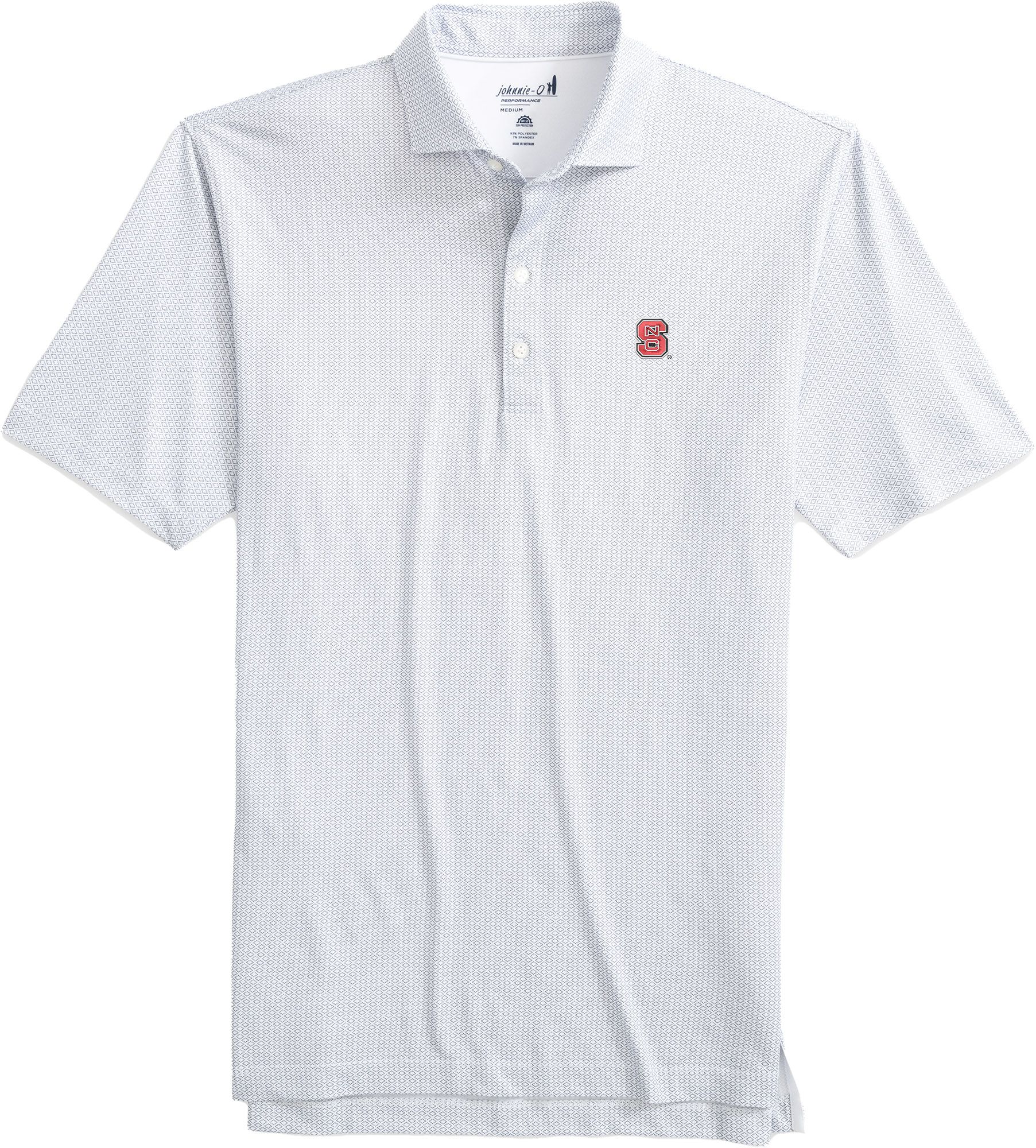 Johnnie-O Men's NC State Wolfpack Black Slade Performance Polo
