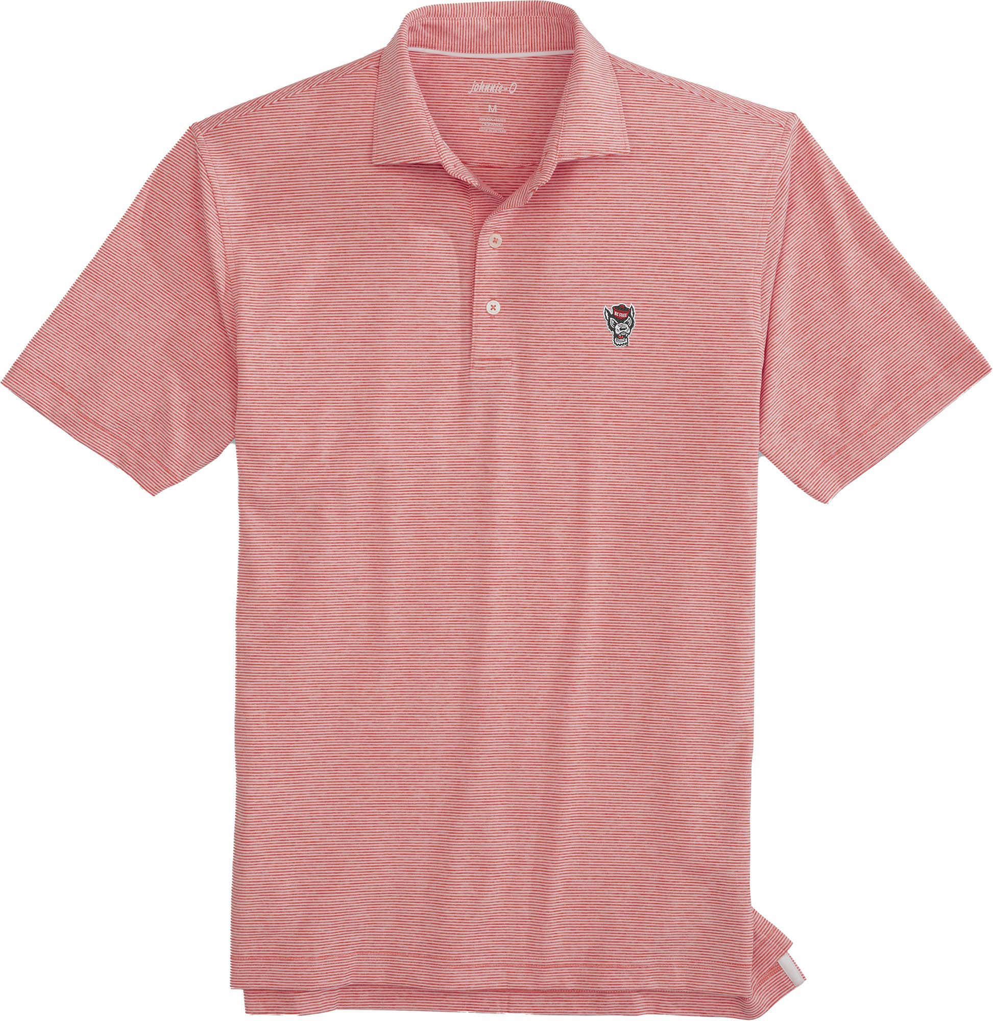 Johnnie-O Men's NC State Wolfpack Red Lyndonn Performance Polo