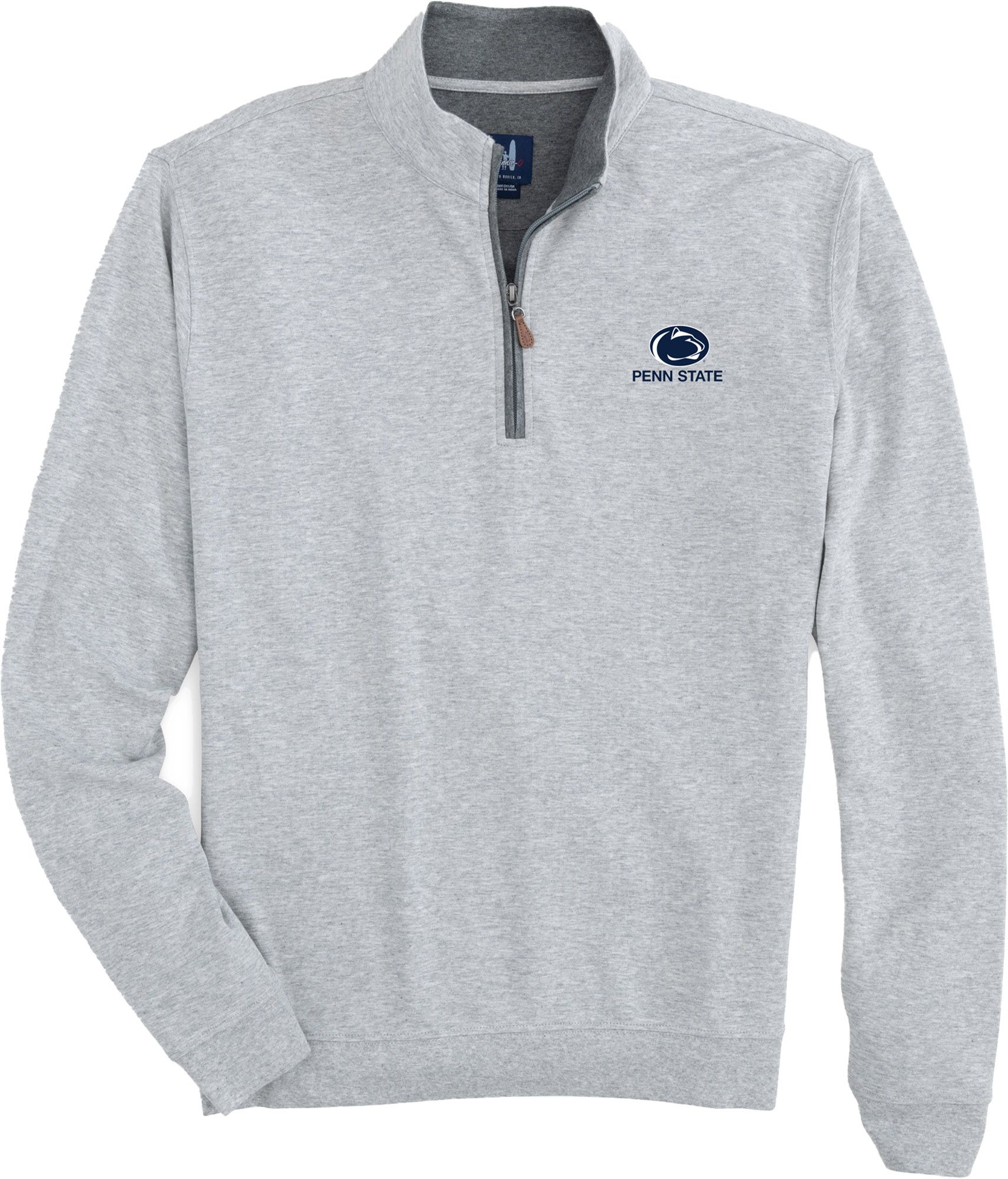 Johnnie-O Men's Penn State Nittany Lions Light Gray Sully 1/4 Zip Pullover