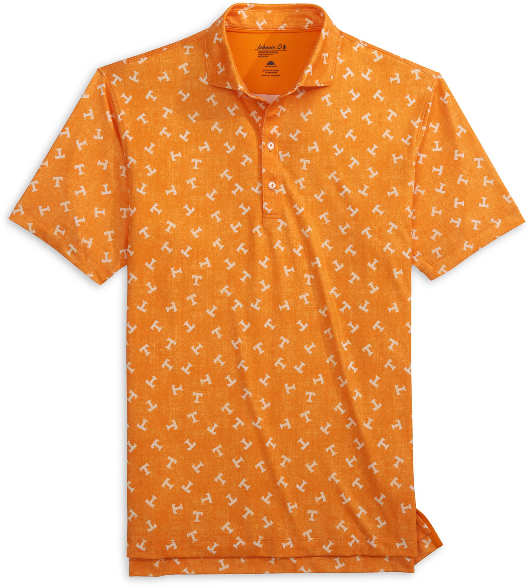 Johnnie-O Men's Tennessee Volunteers Orange Stadium Exeter Performance Polo