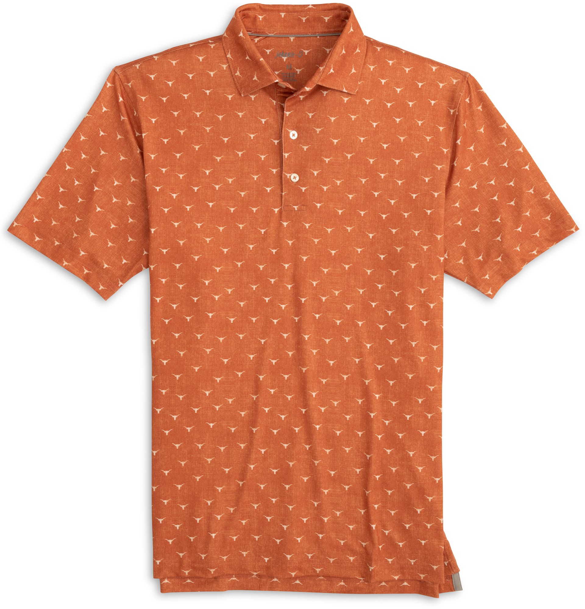 Johnnie-O Men's Texas Longhorns Burnt Orange Stadium Exeter Performance Polo