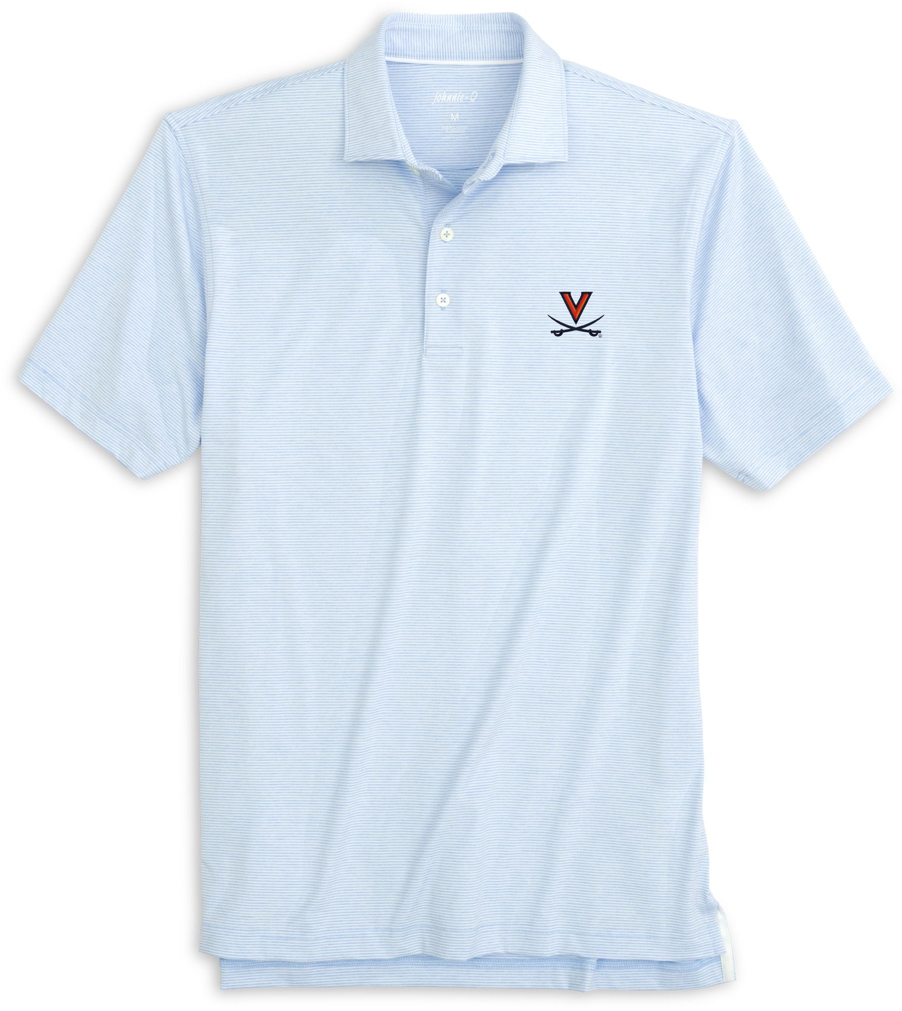 Johnnie-O Men's Virginia Cavaliers Gulf Blue Lyndonn Performance Polo