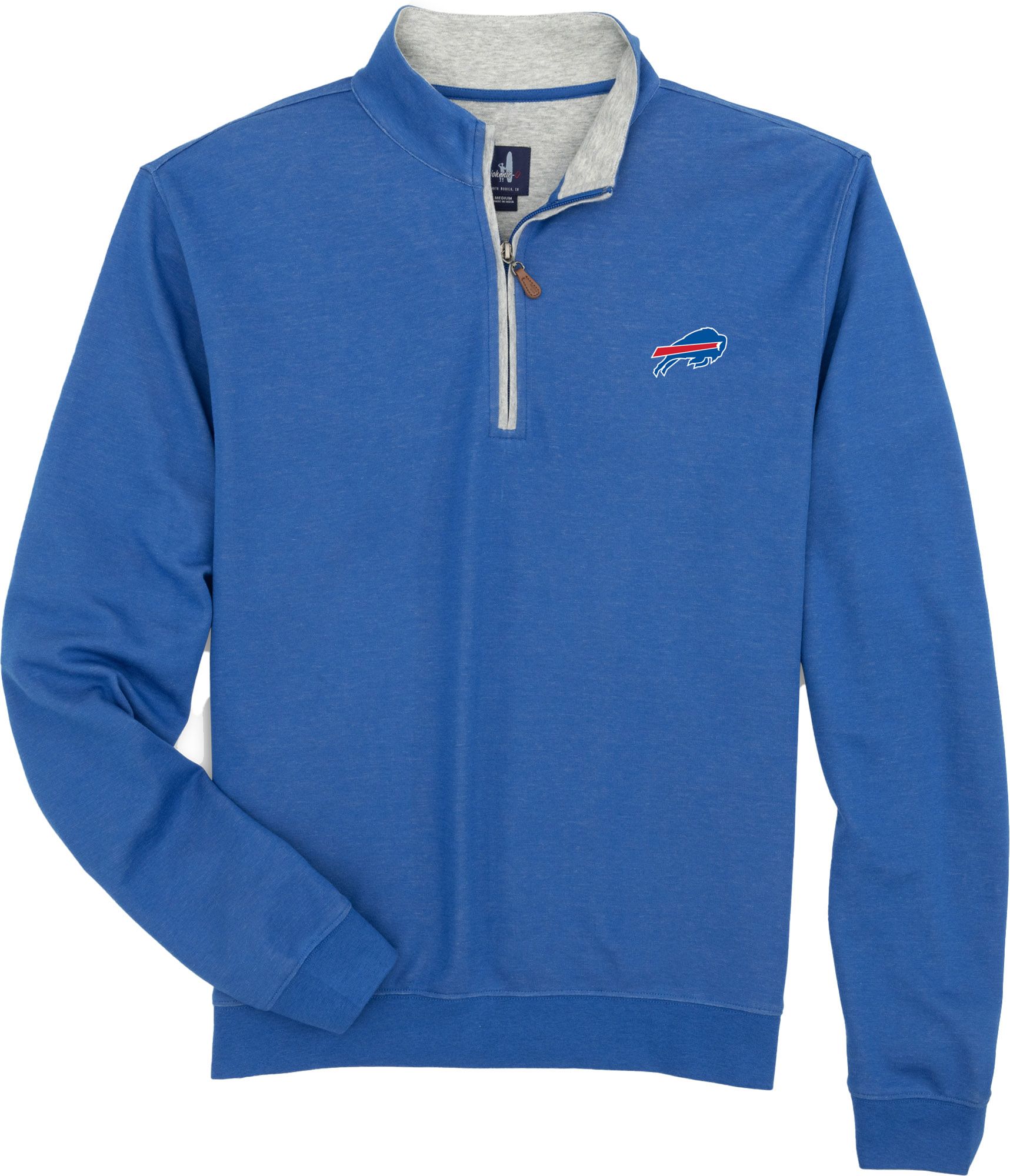 Johnnie-O Men's Buffalo Bills Royal Sully 1/4 Zip Pullover
