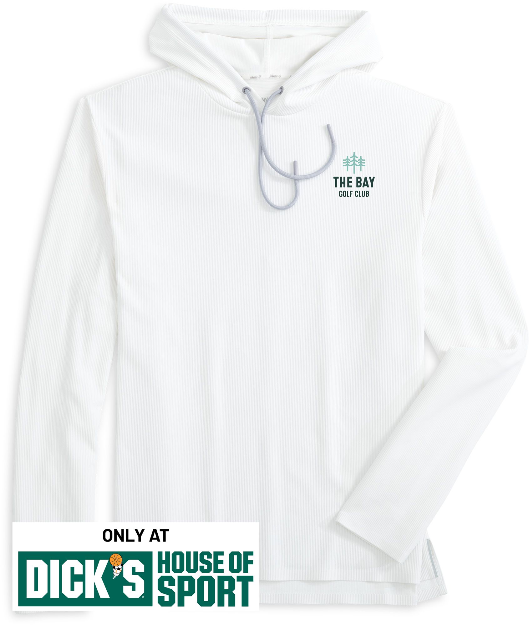 Johnnie-O Men's TGL The Bay Golf Club White Hoppin' Hoodie