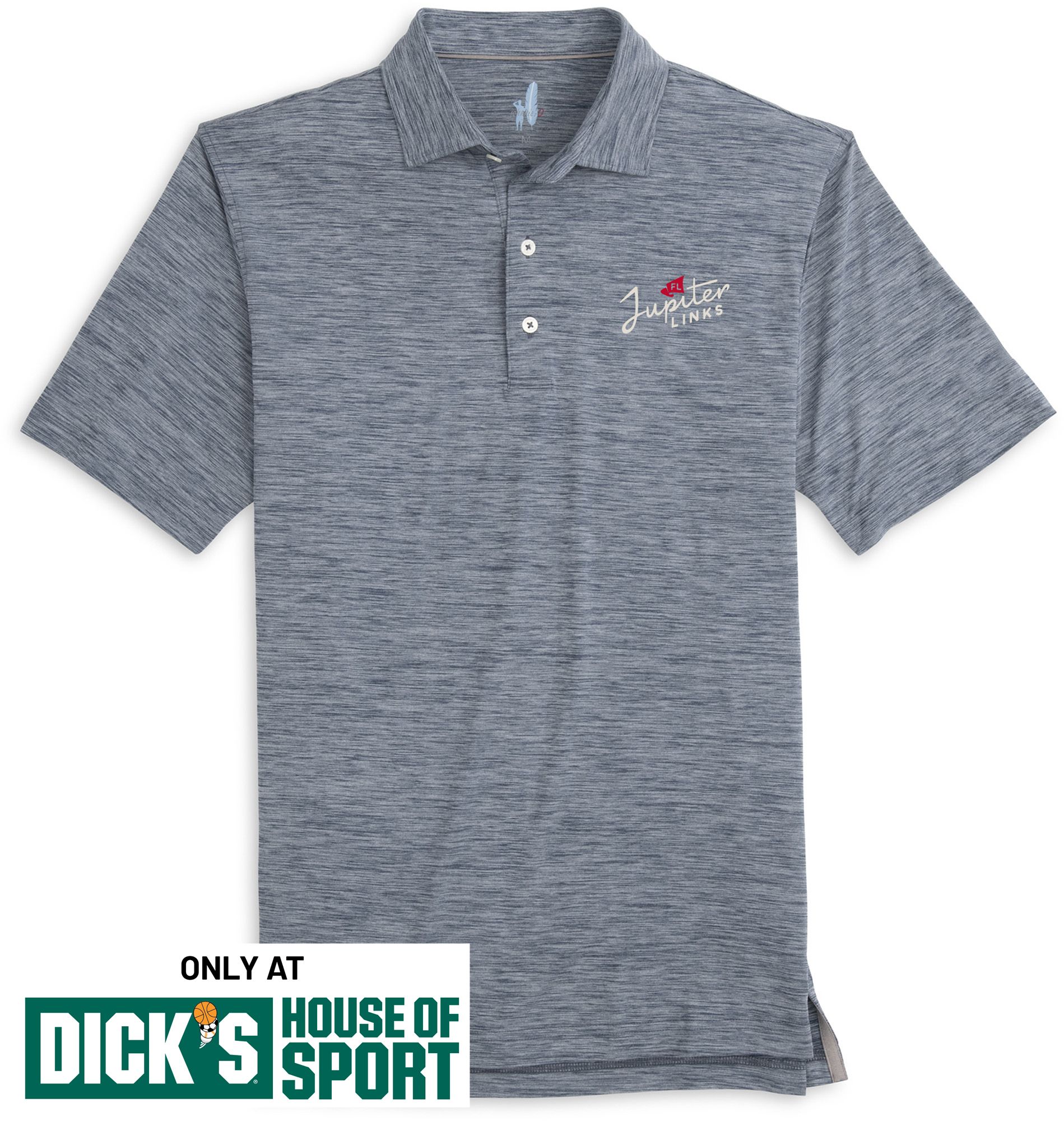 Johnnie-O Men's TGL Jupiter Links GC Navy Huronn Polo
